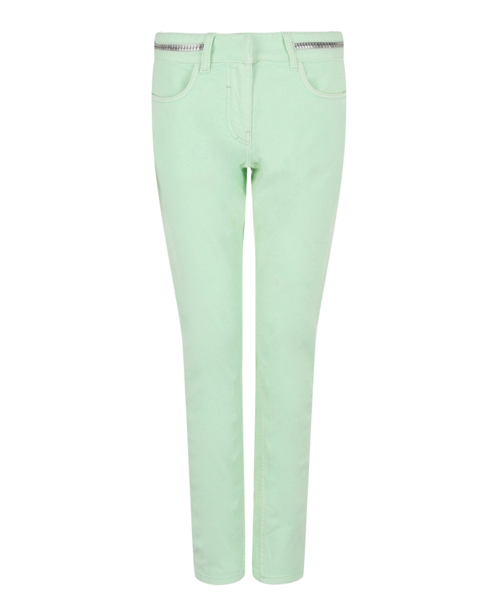 Slim Fit Denim With Zipper Detail