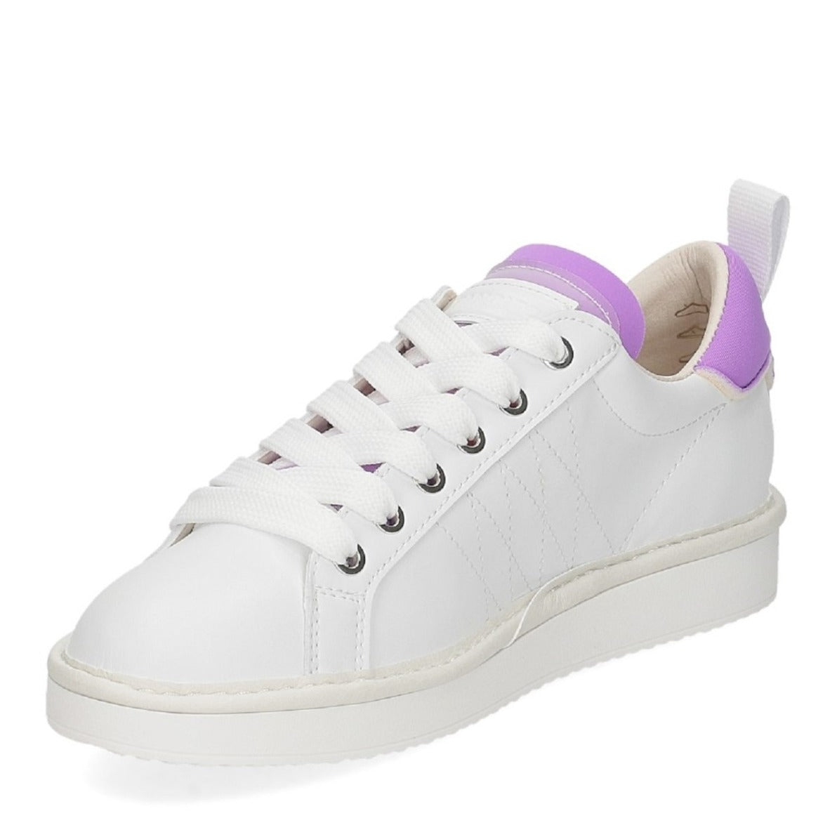 Białe sneakersy z ekoskóry