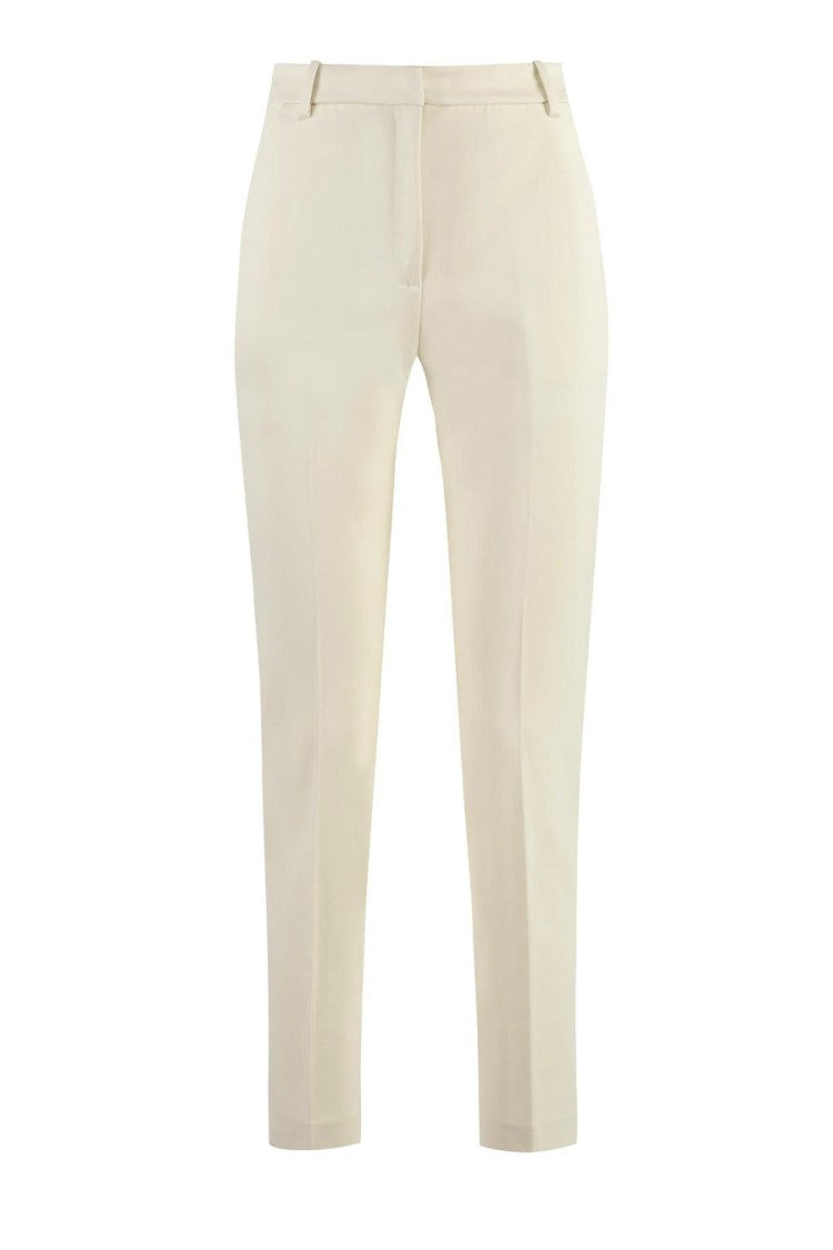 Tailored Trousers with Pleats and Refined Fit