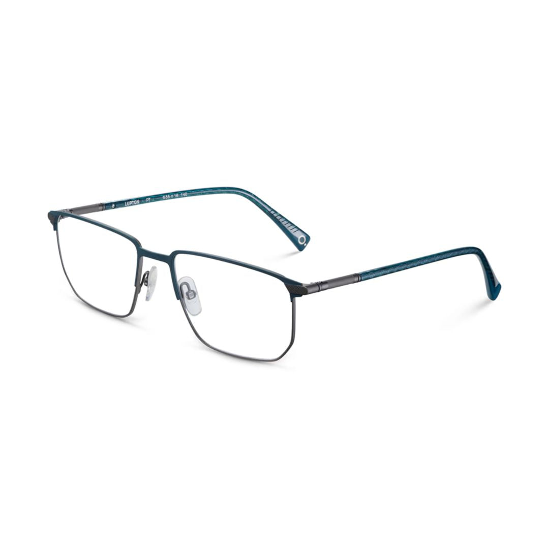 Lupton Rectangular Eyeglasses with Sleek Metal Frame