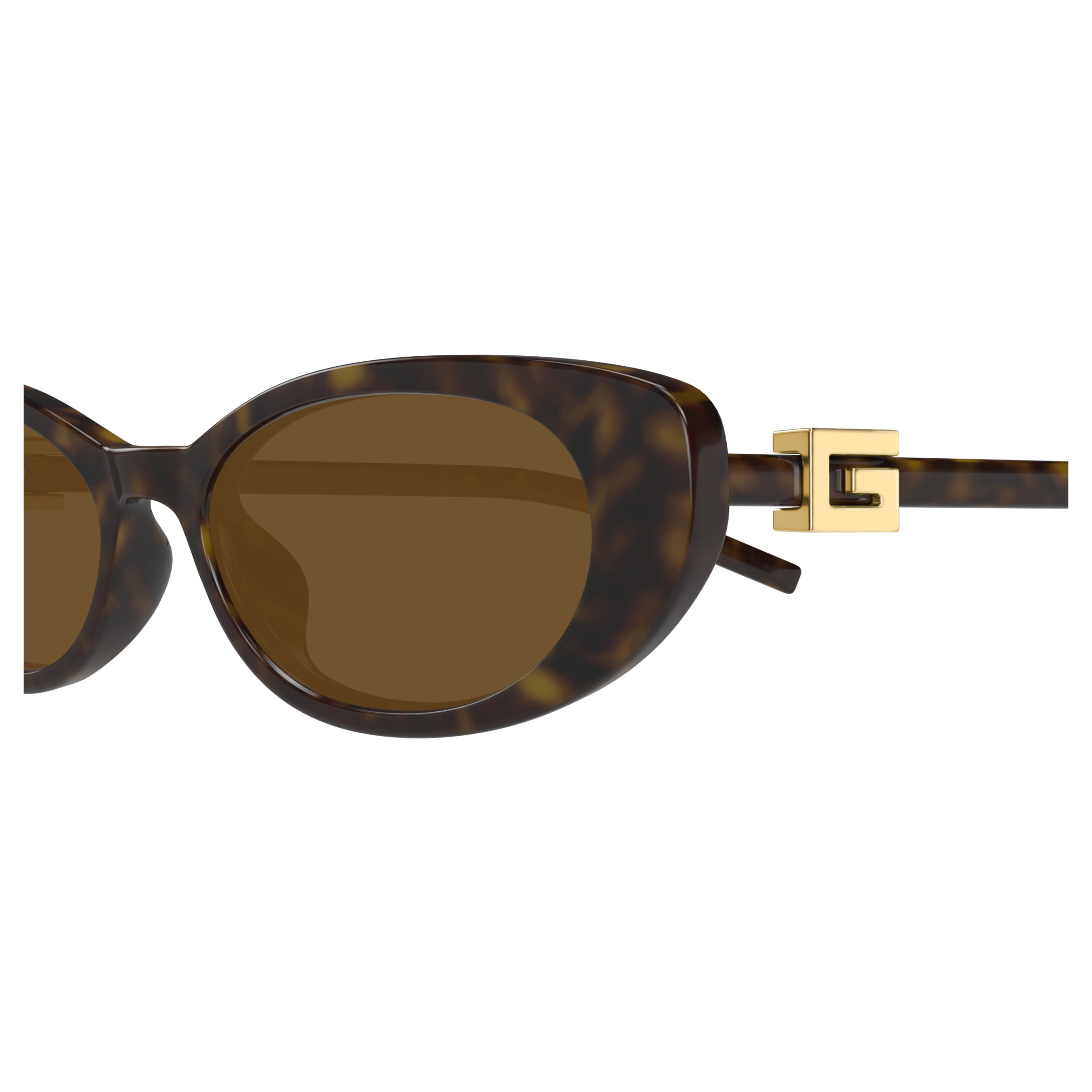 Gg1680s Oval-Frame Tortoiseshell Sunglasses