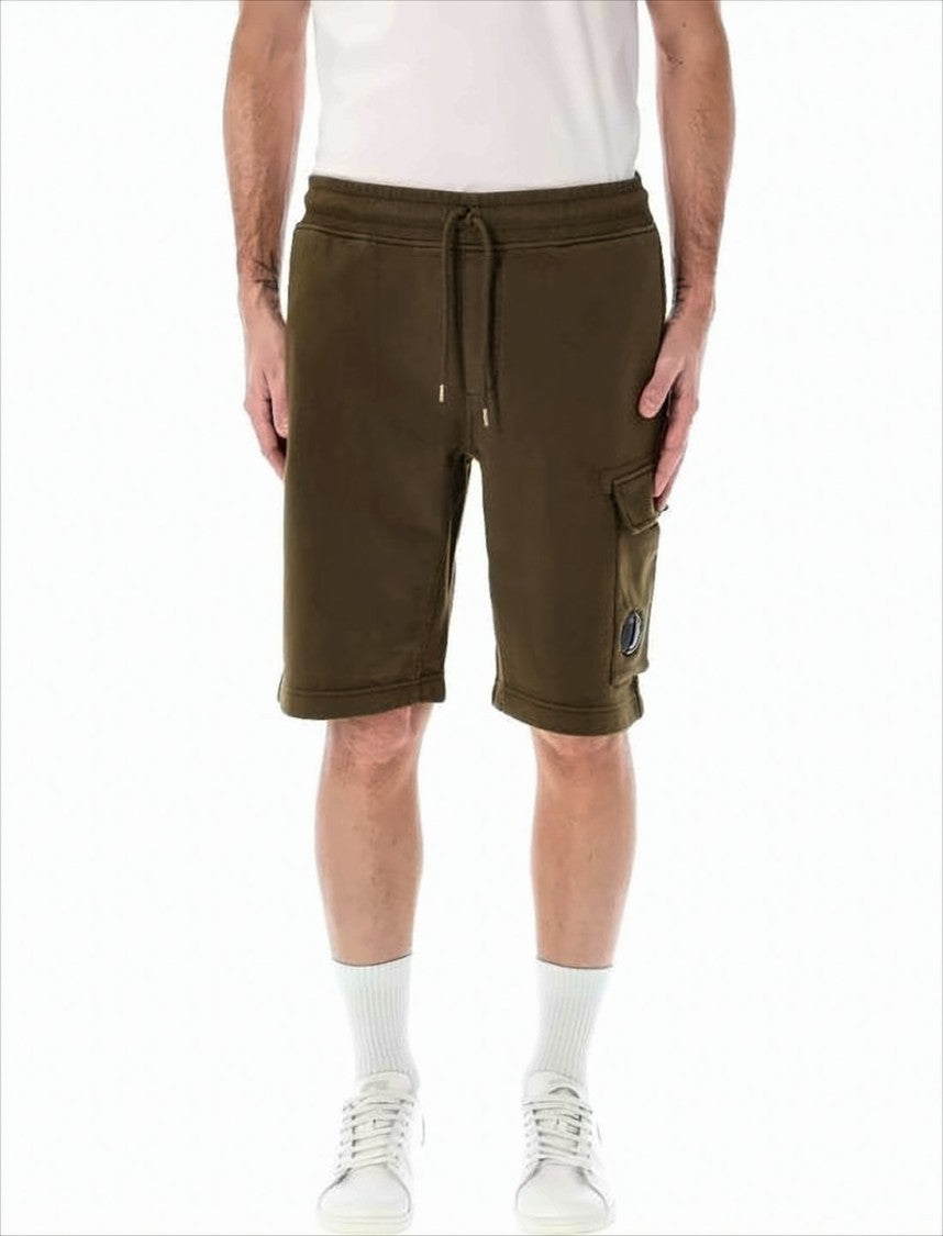 Relaxed Fit Cargo Shorts with Flap Pocket Detail