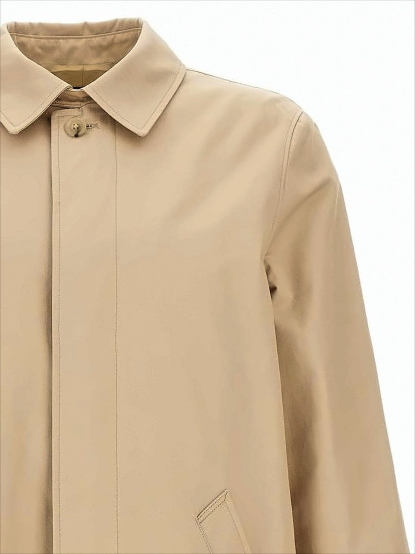 Cotton Coat with Minimalist Design