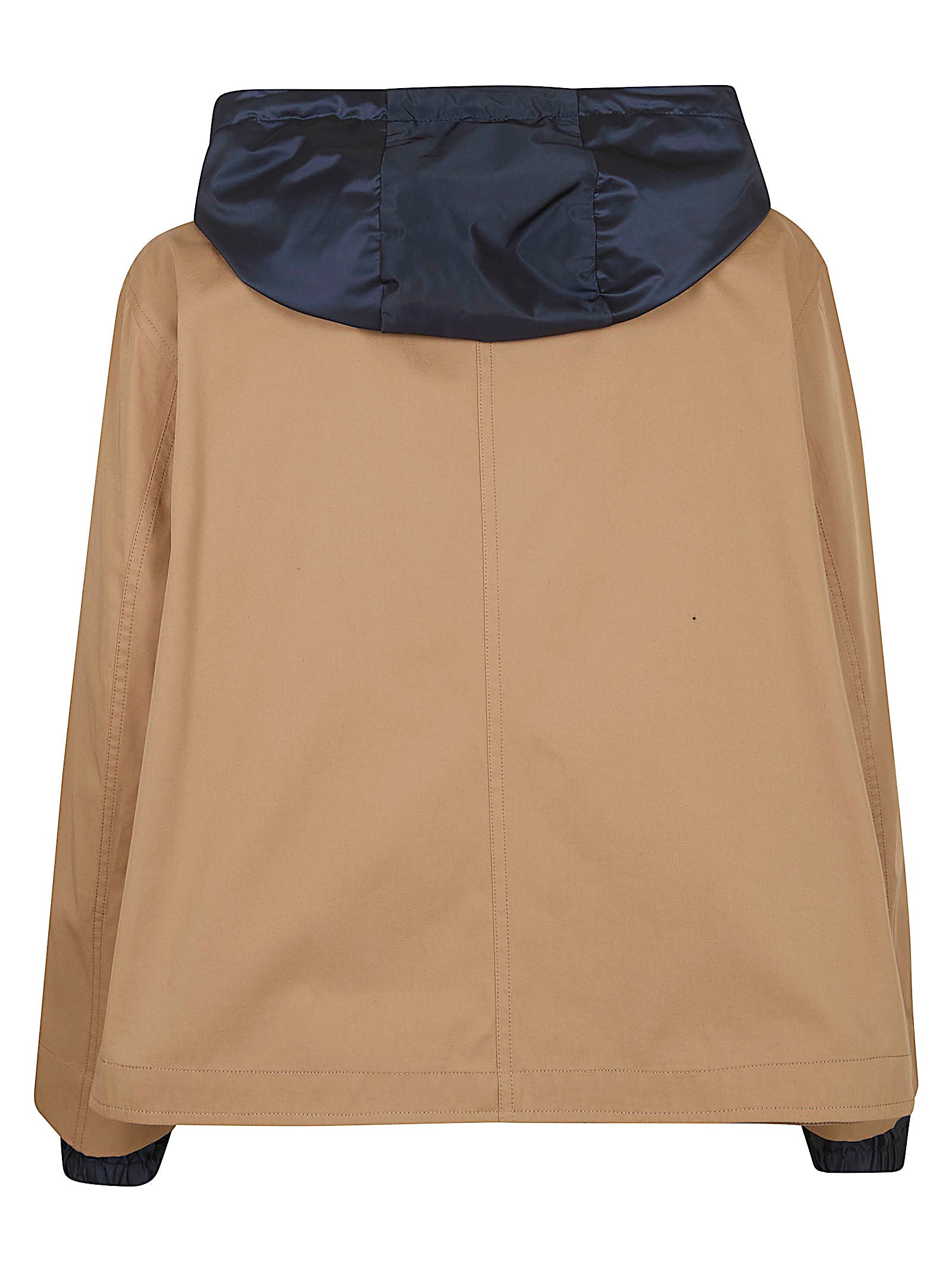 Reversible Cropped Jacket with Hood