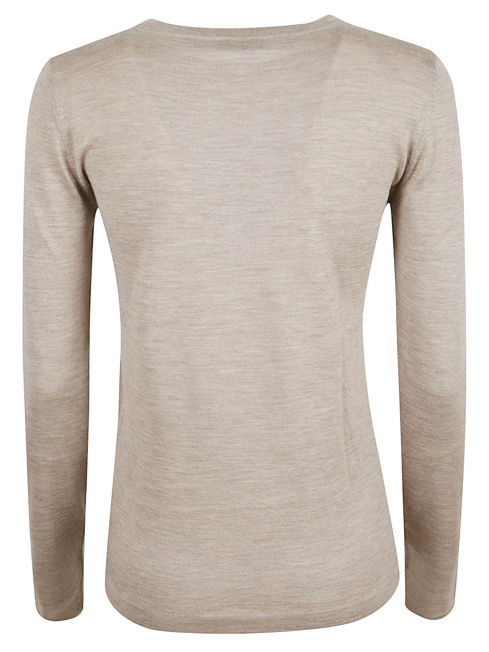 Fine Knit Sweater In Cashmere