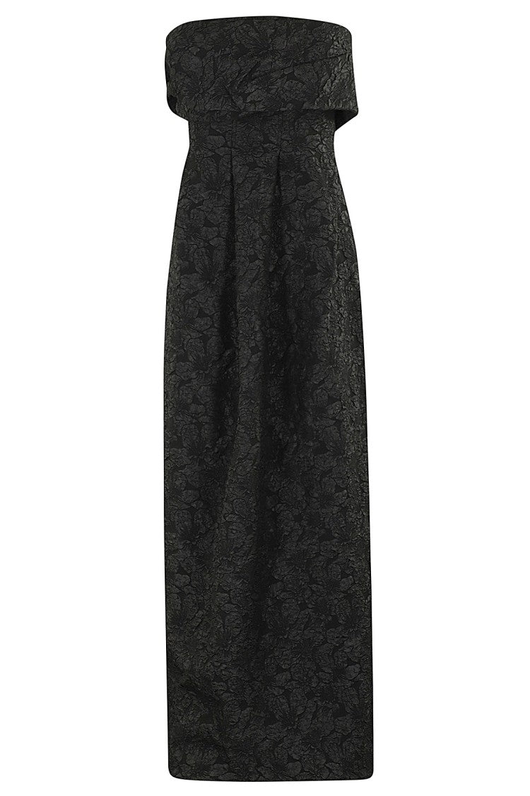 Ariana Sl Draped Gown Dress