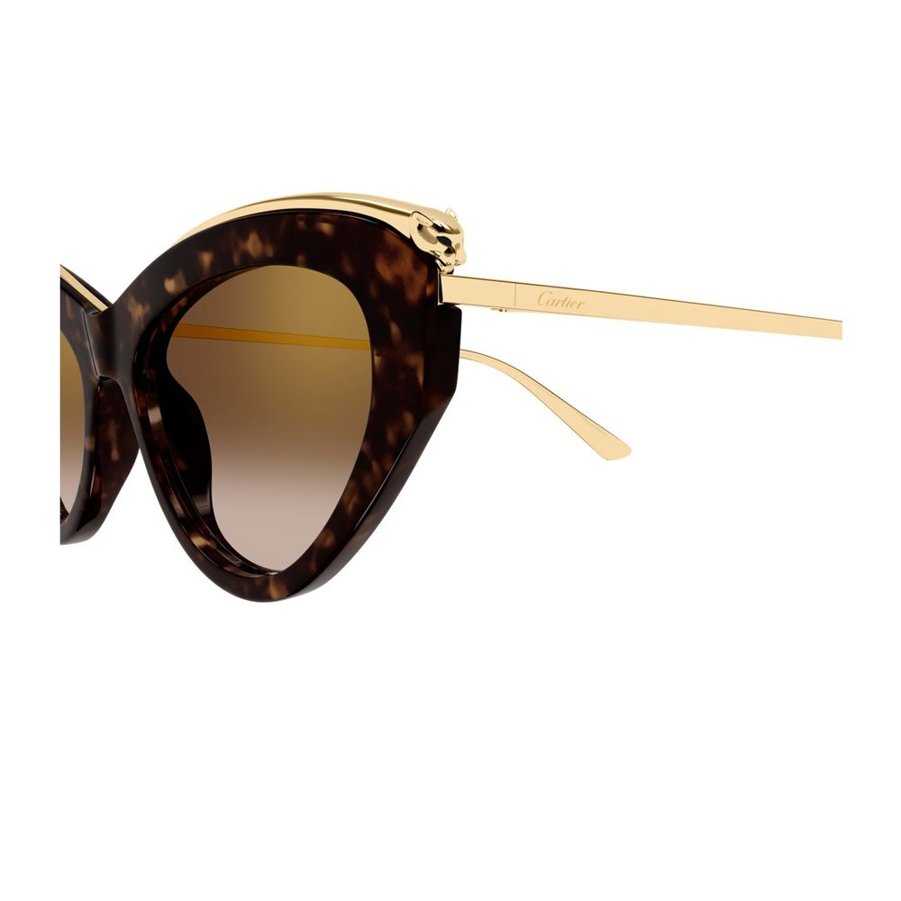 Ct0596S Panthere De Havana Cat-Eye Sunglasses