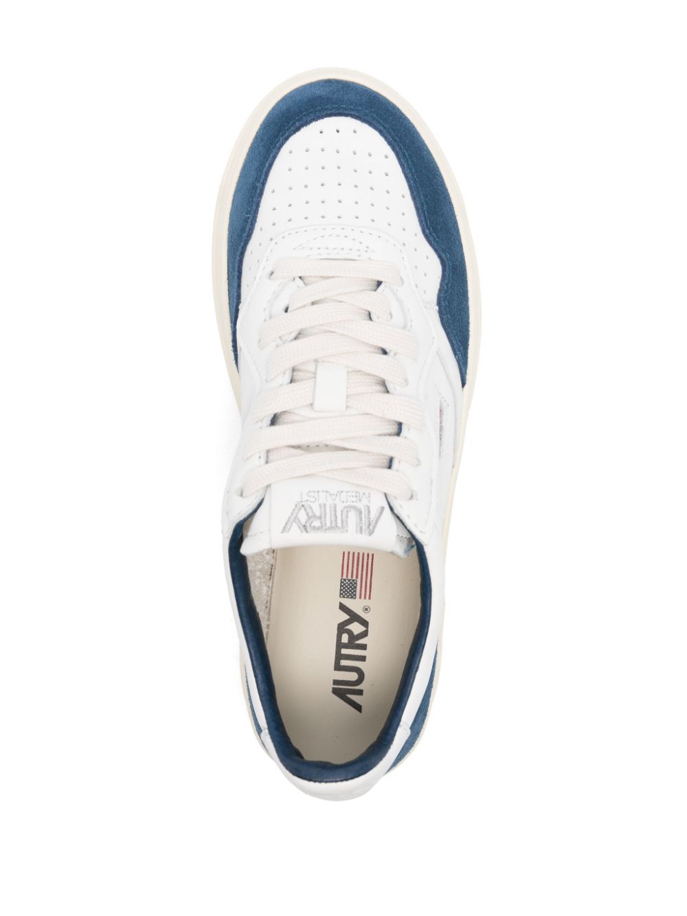 Low-Top Sneakers with Perforated Toe Box