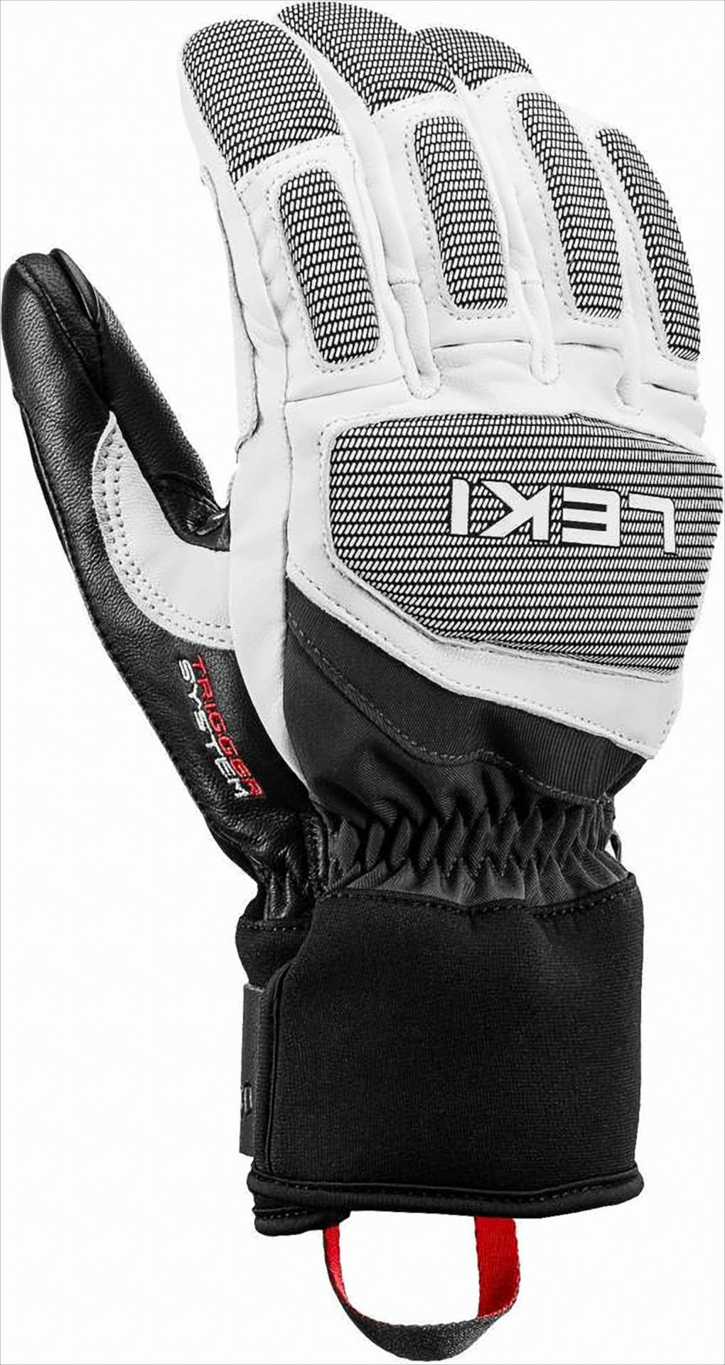 Sporty Black Goat Leather Gloves