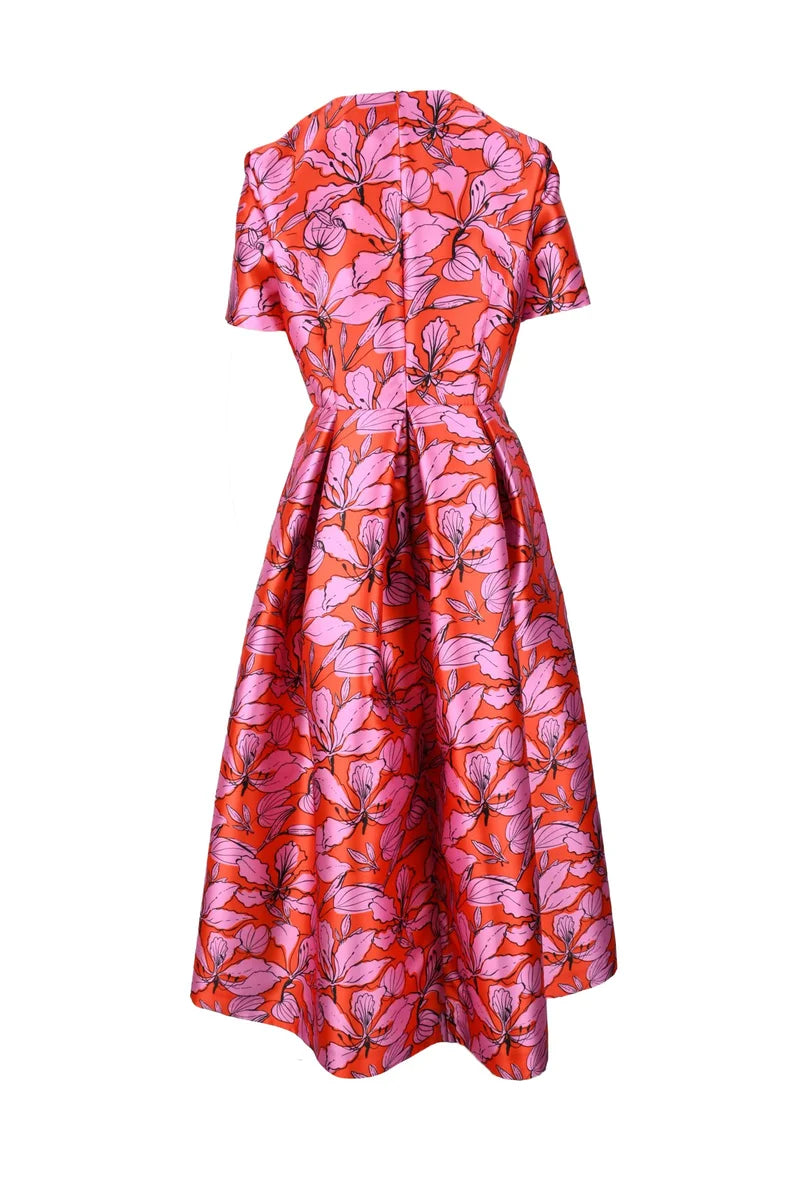 Long Dress with Pockets - Multicolor