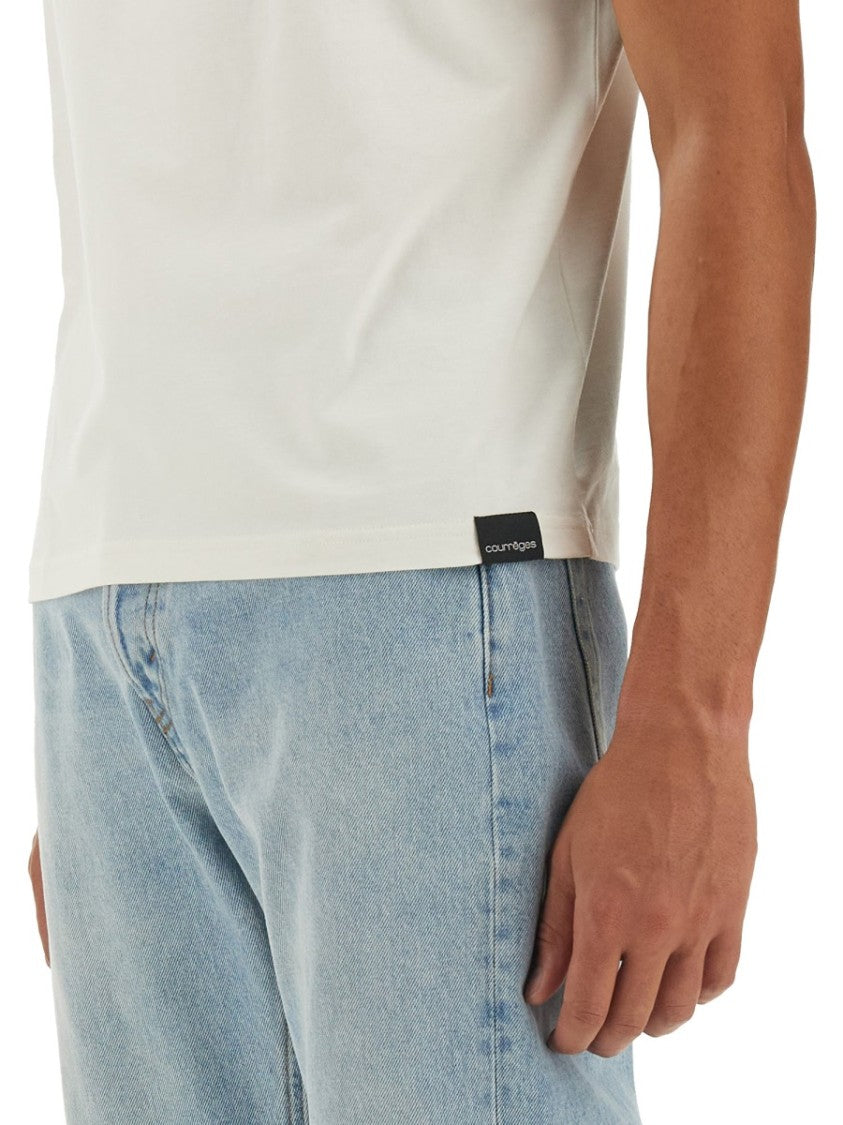 Logo-Embellished Cotton T-Shirt With High Neckline