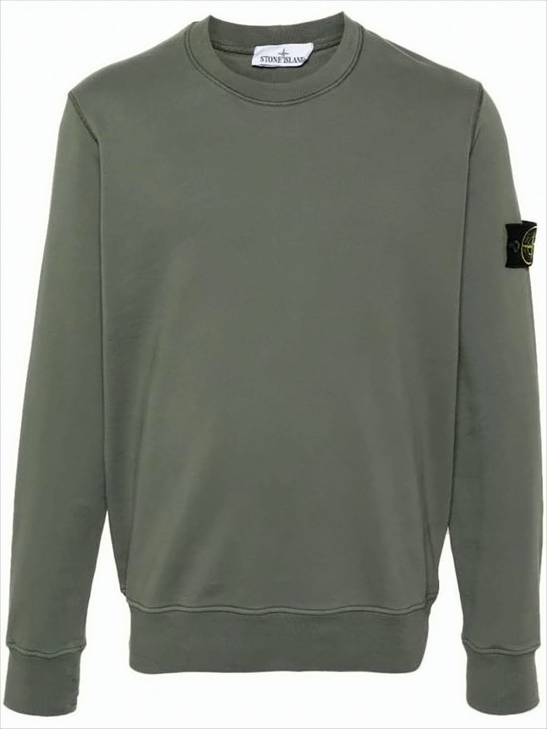 Muted Green Long-Sleeve Sweatshirt