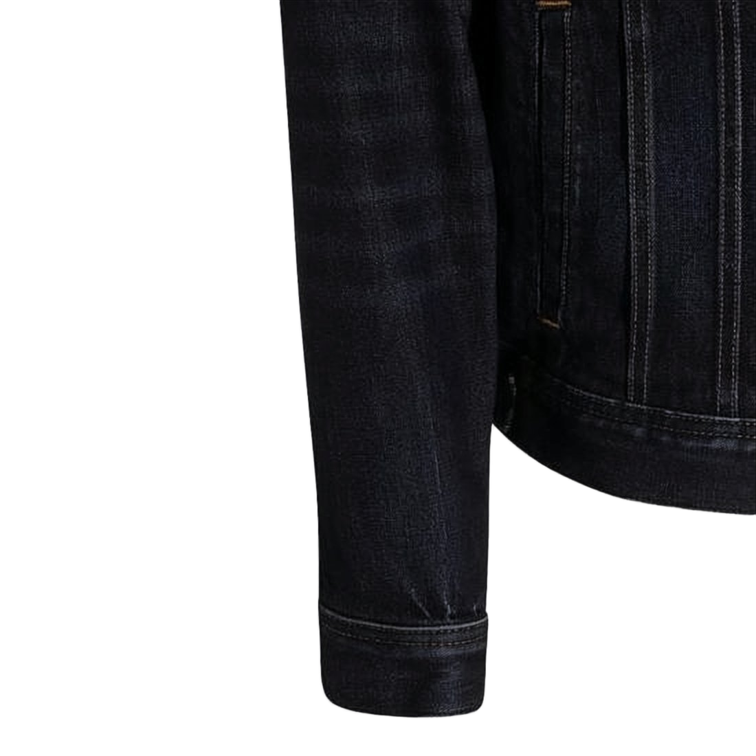 Structured Denim Jacket with Button-Front Closure