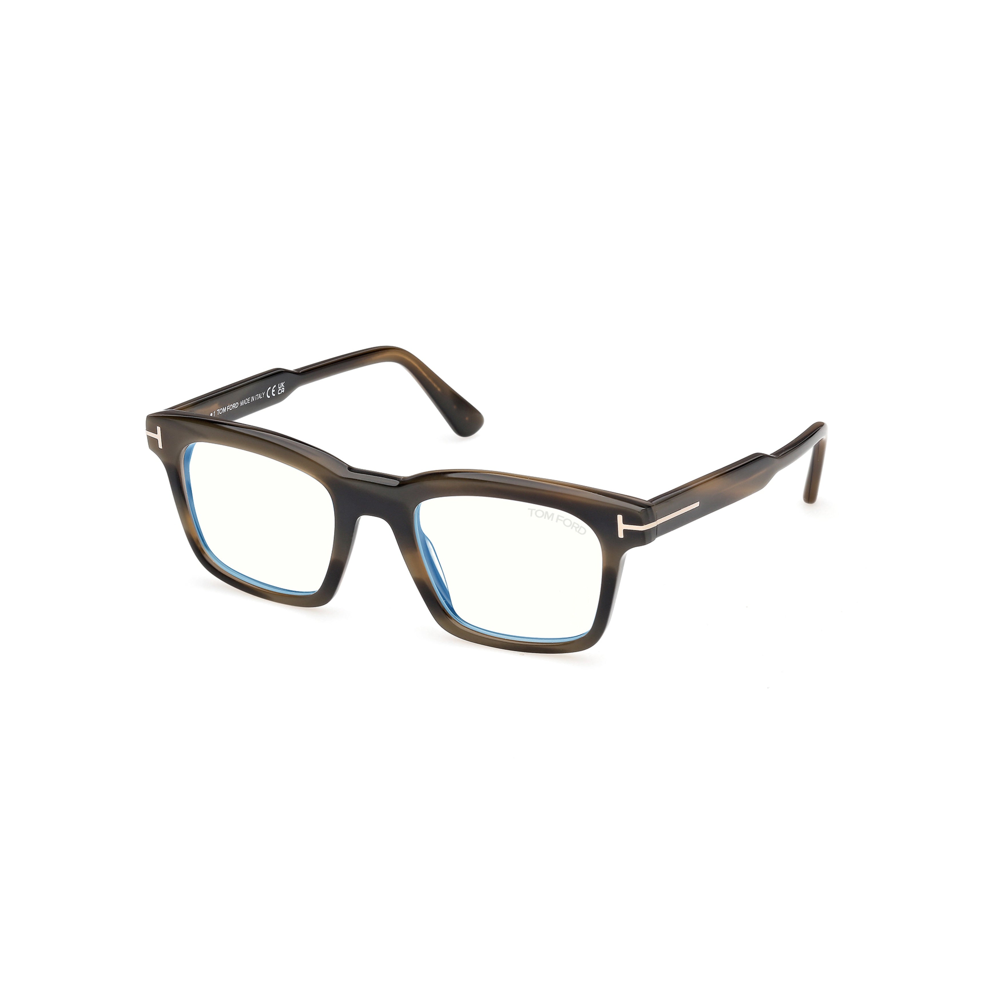 Ft6122-B Rectangular Acetate Sunglasses