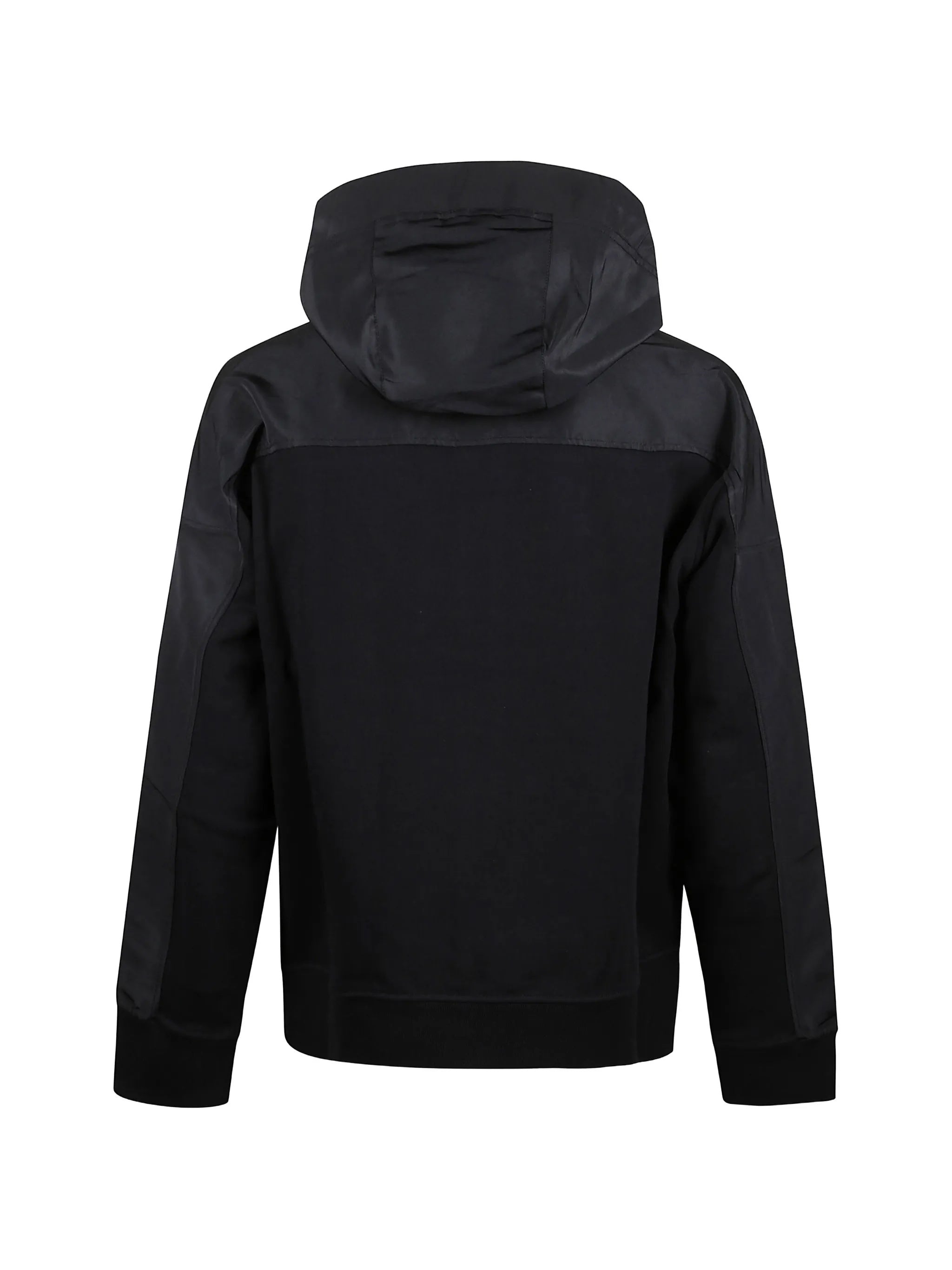 Black Full Zip Matte Shiny Windbreaker