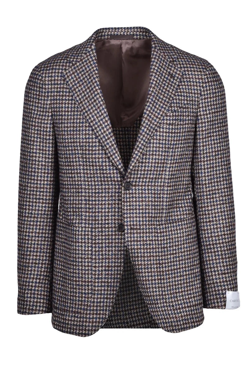 Wool Jacket - Blue/Brown