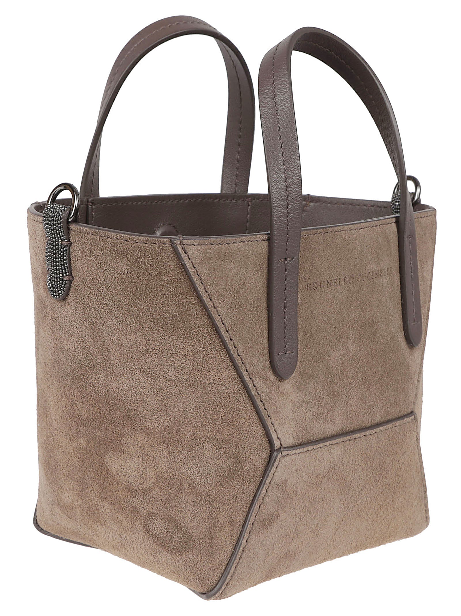 Compact Mini Suede Shoulder Bag