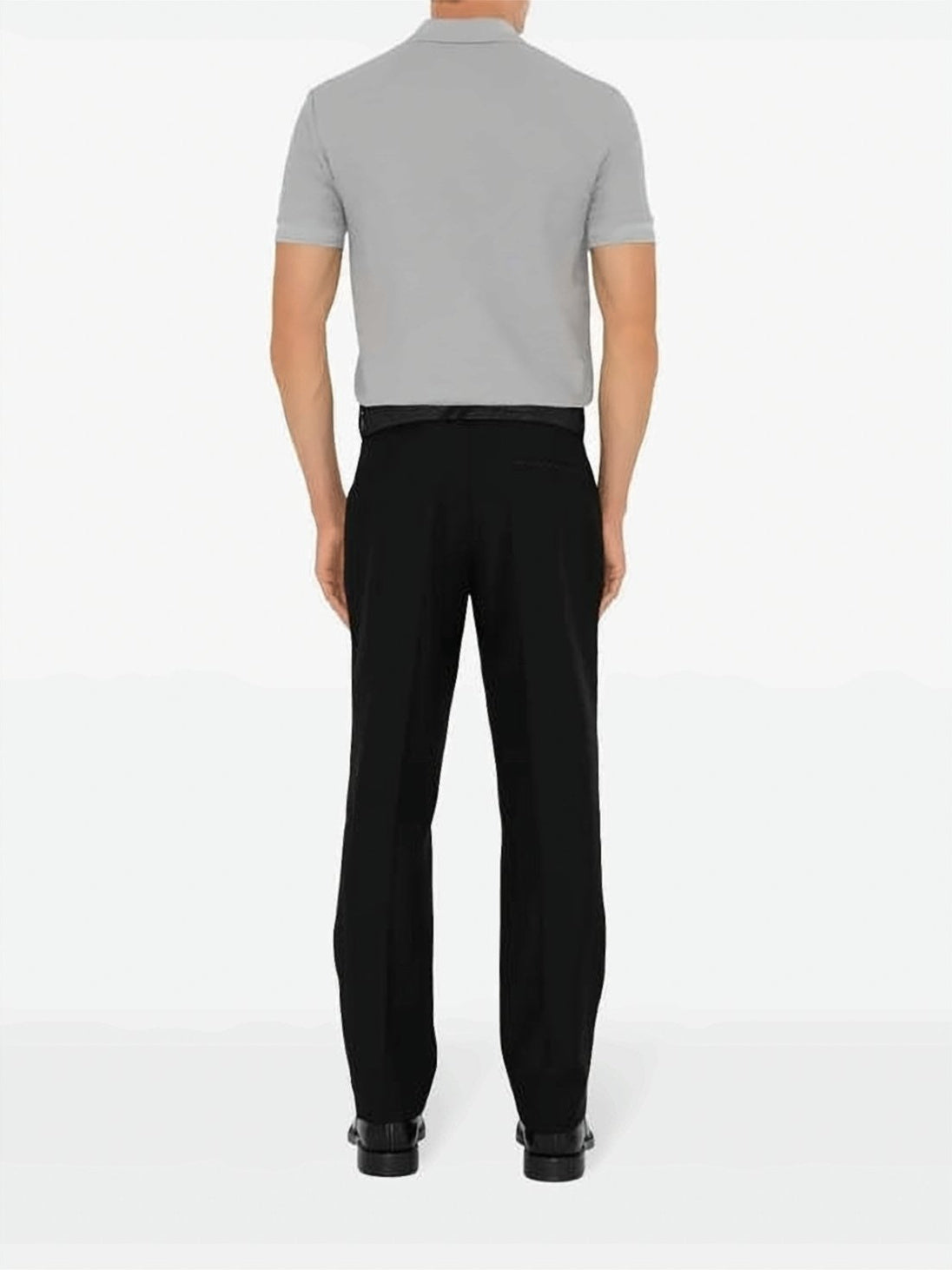 Tailored Fit Grey Polo Shirt