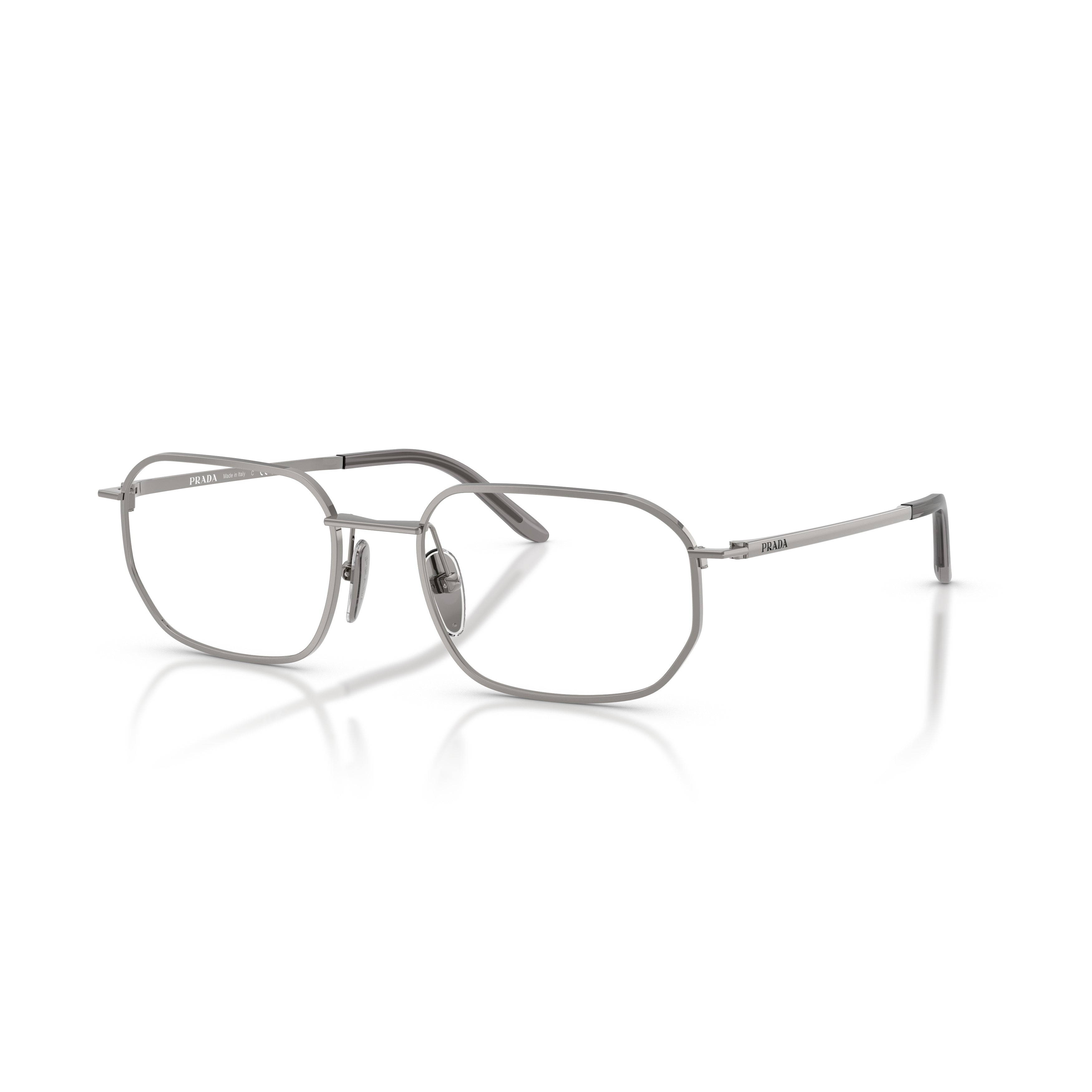 0pr D51v Geometric Rounded Metal Frame Eyeglasses