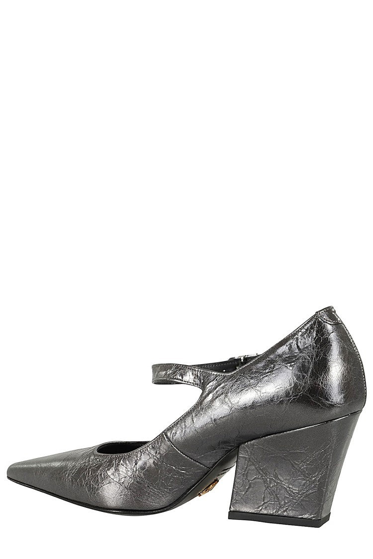 Bomber Lame Pumps