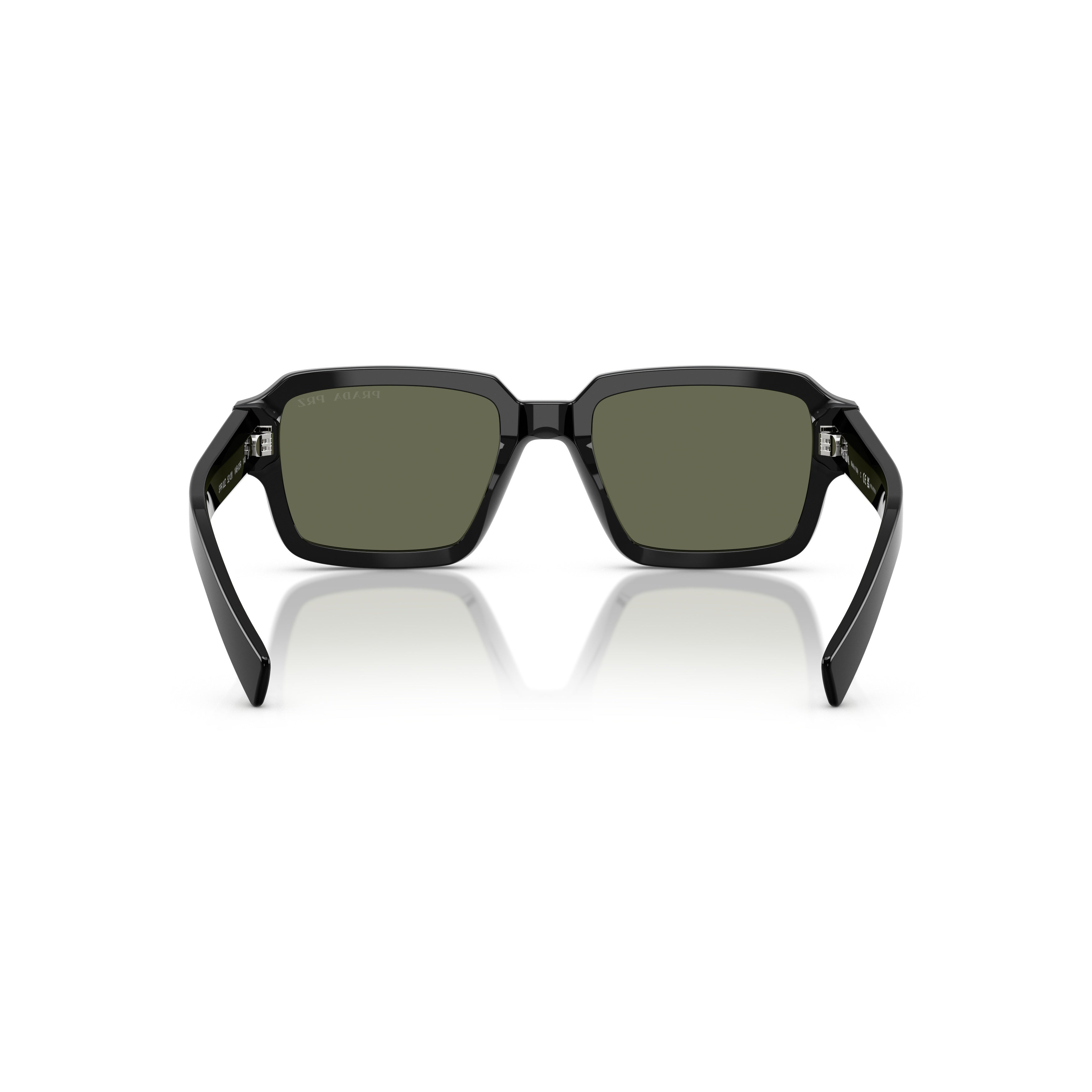 0pr 02zs Bold Rectangular Tortoiseshell Sunglasses from Prada