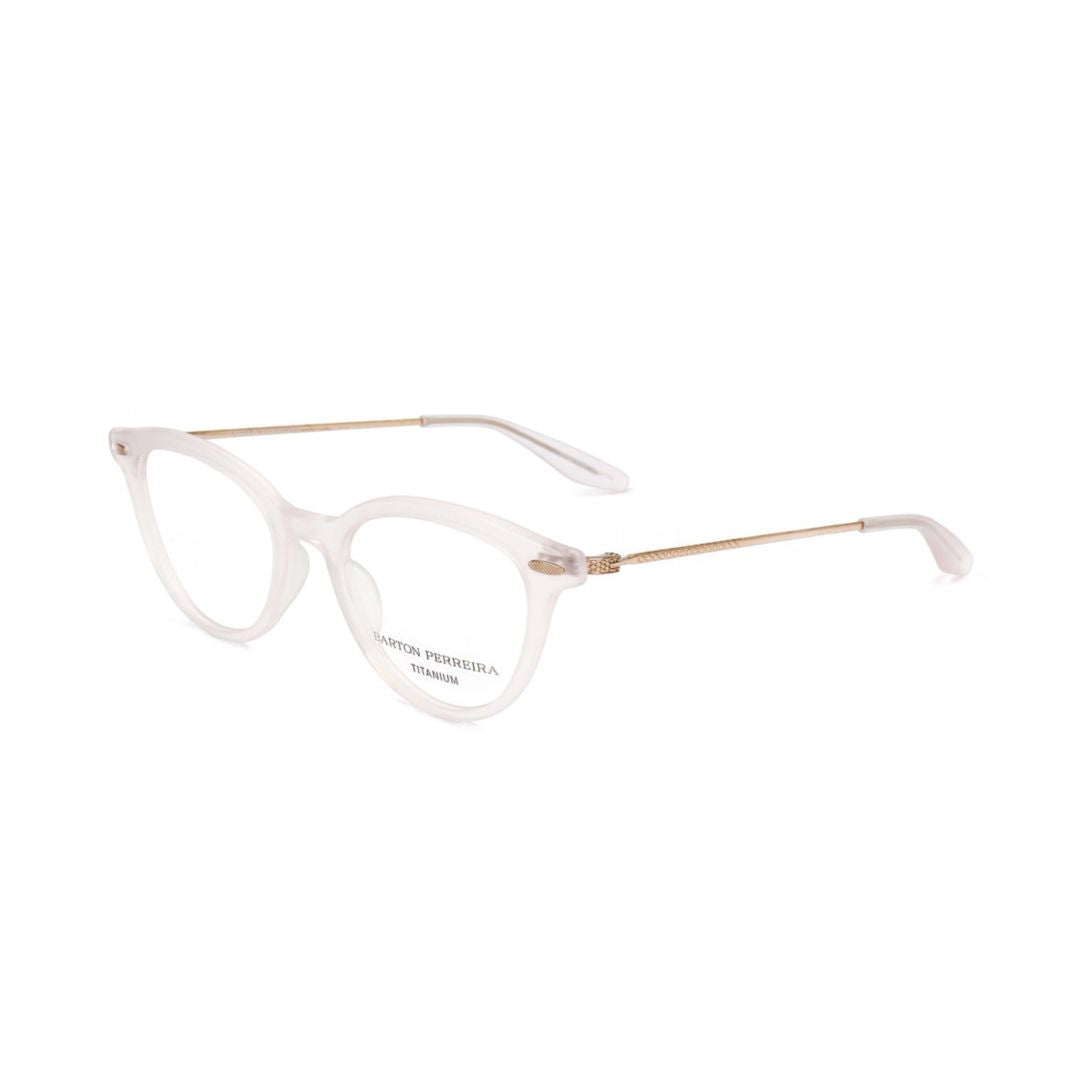 Bp5060 471jx Translucent Cat-Eye Eyeglasses with Metallic Temples