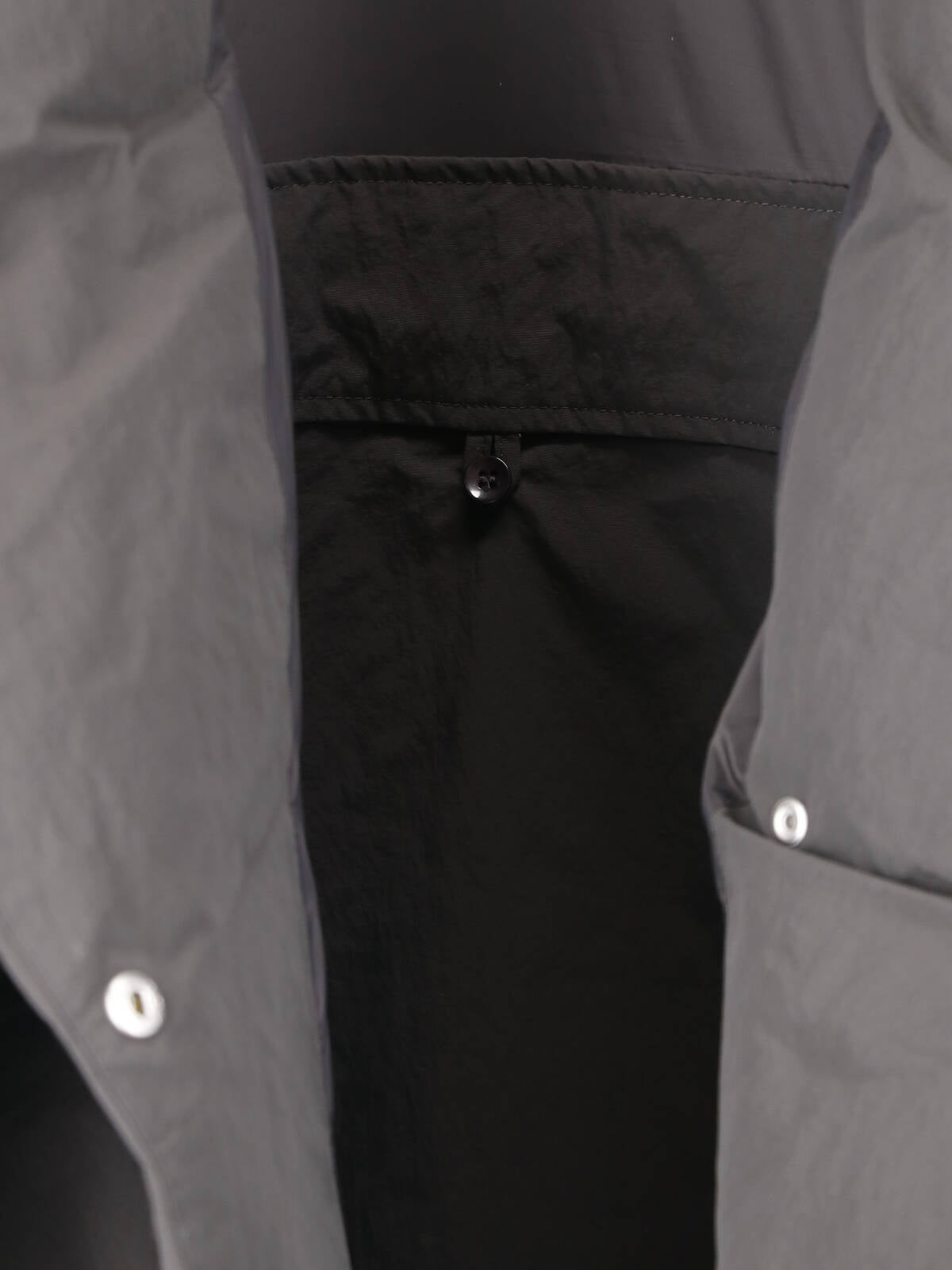Black Padded Quilted Boxy Jacket
