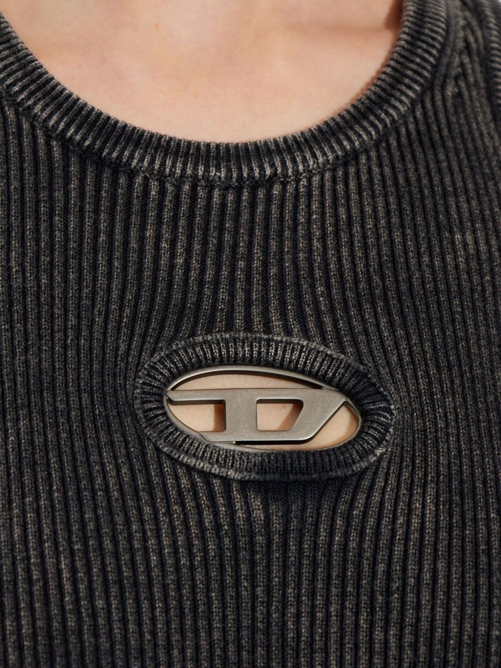 Sleeveless Ribbed Knit Dress