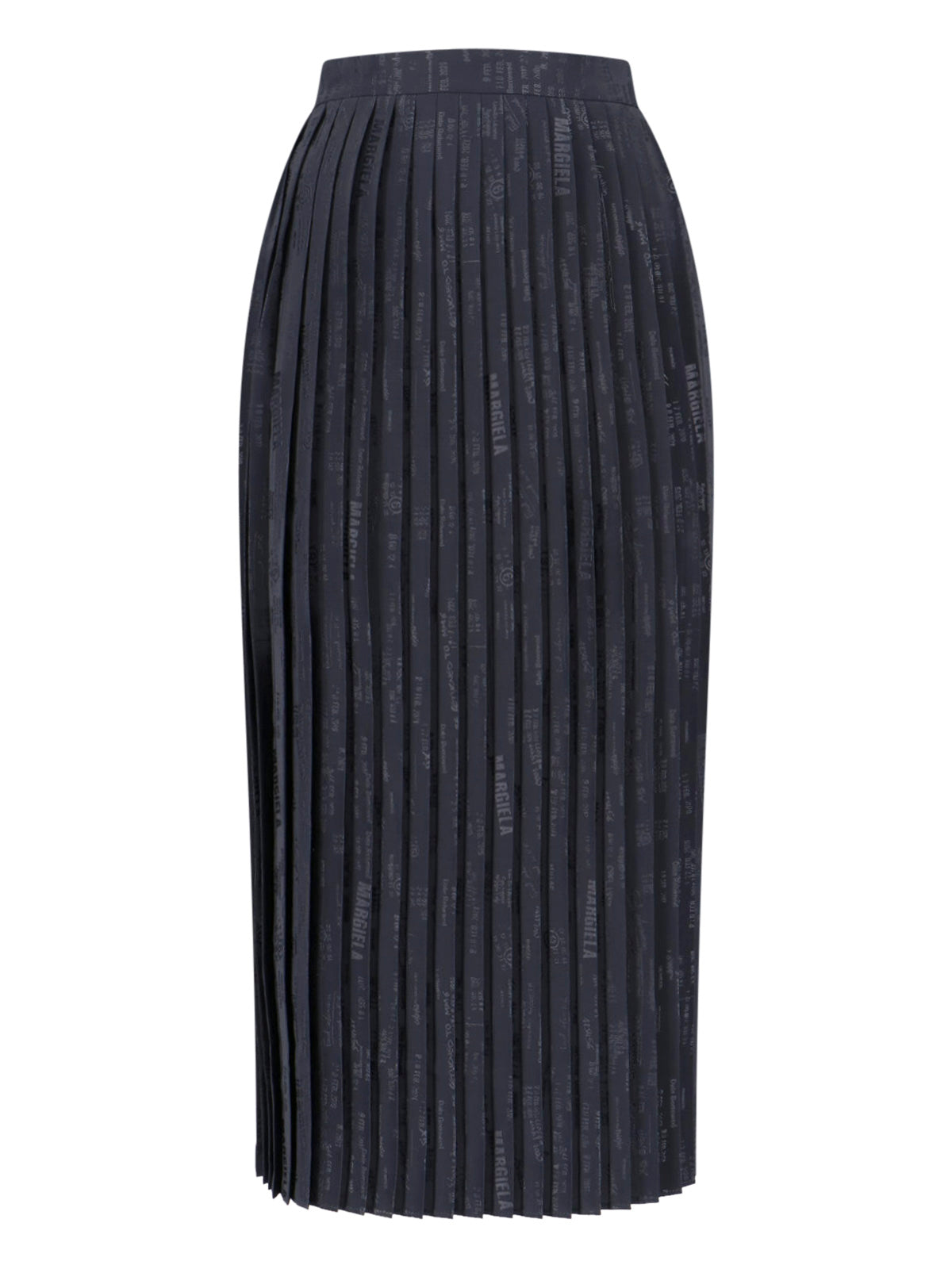 Pleated Midi Skirt – Black