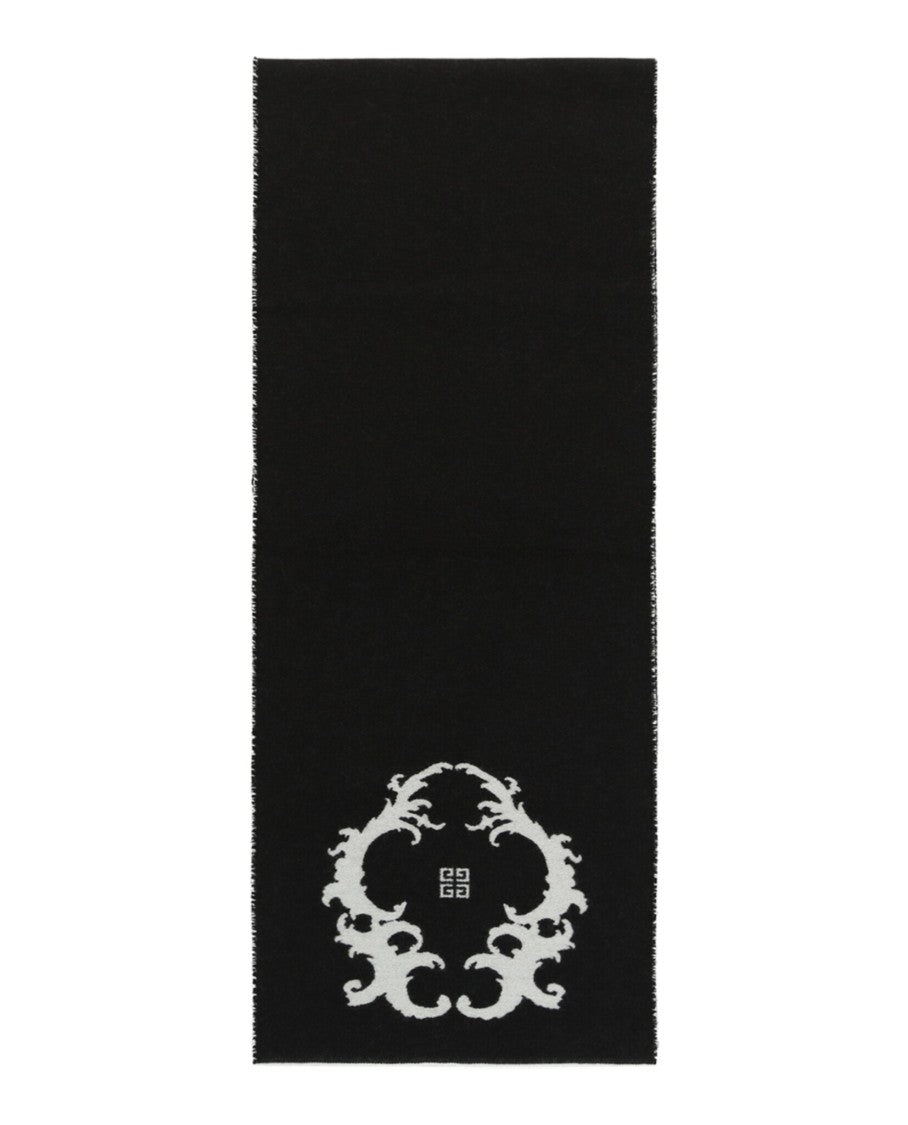 Reversible Logo Wool Scarf