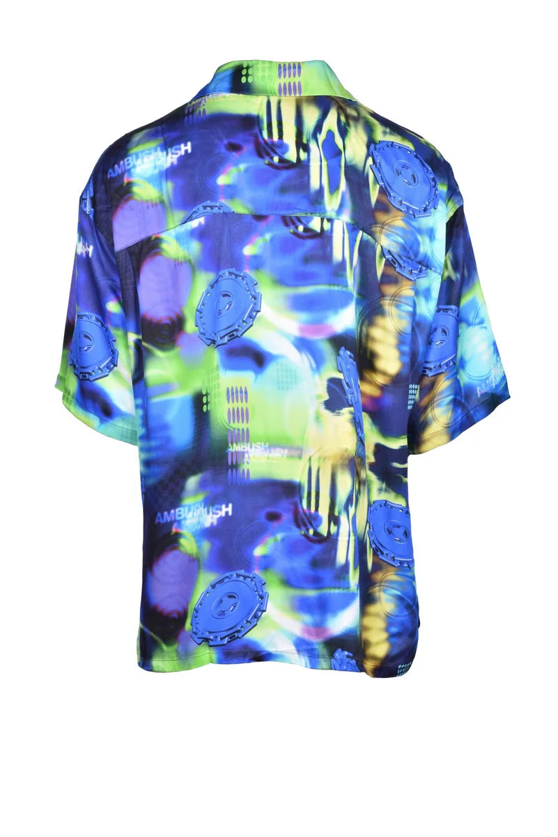 Printed Shirt - Blue/Green