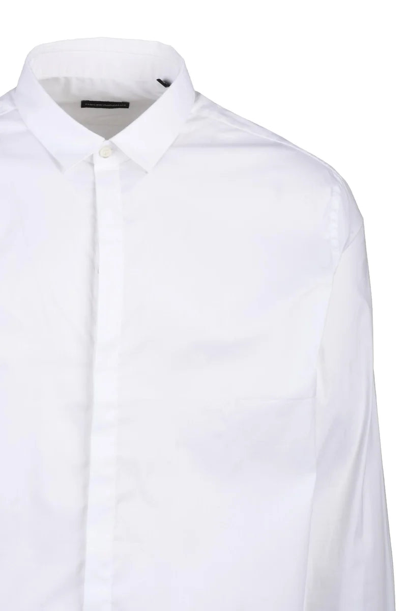 Cotton Polyamide Elastane Shirt - White