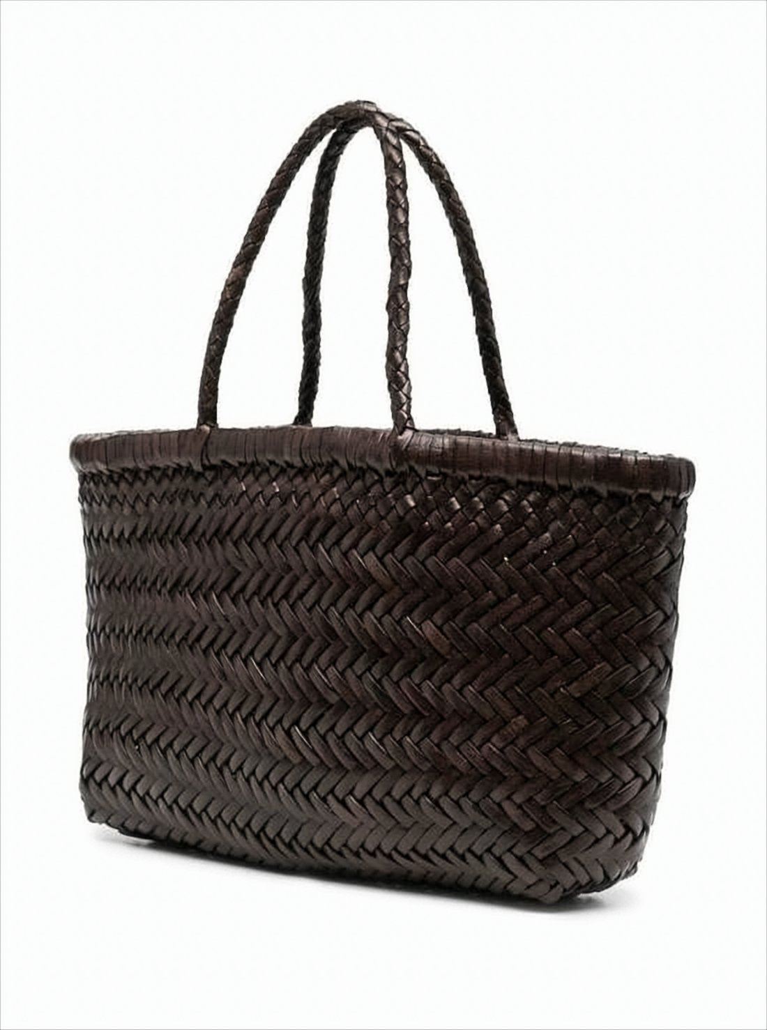 Woven Calf Leather Shoulder Bag