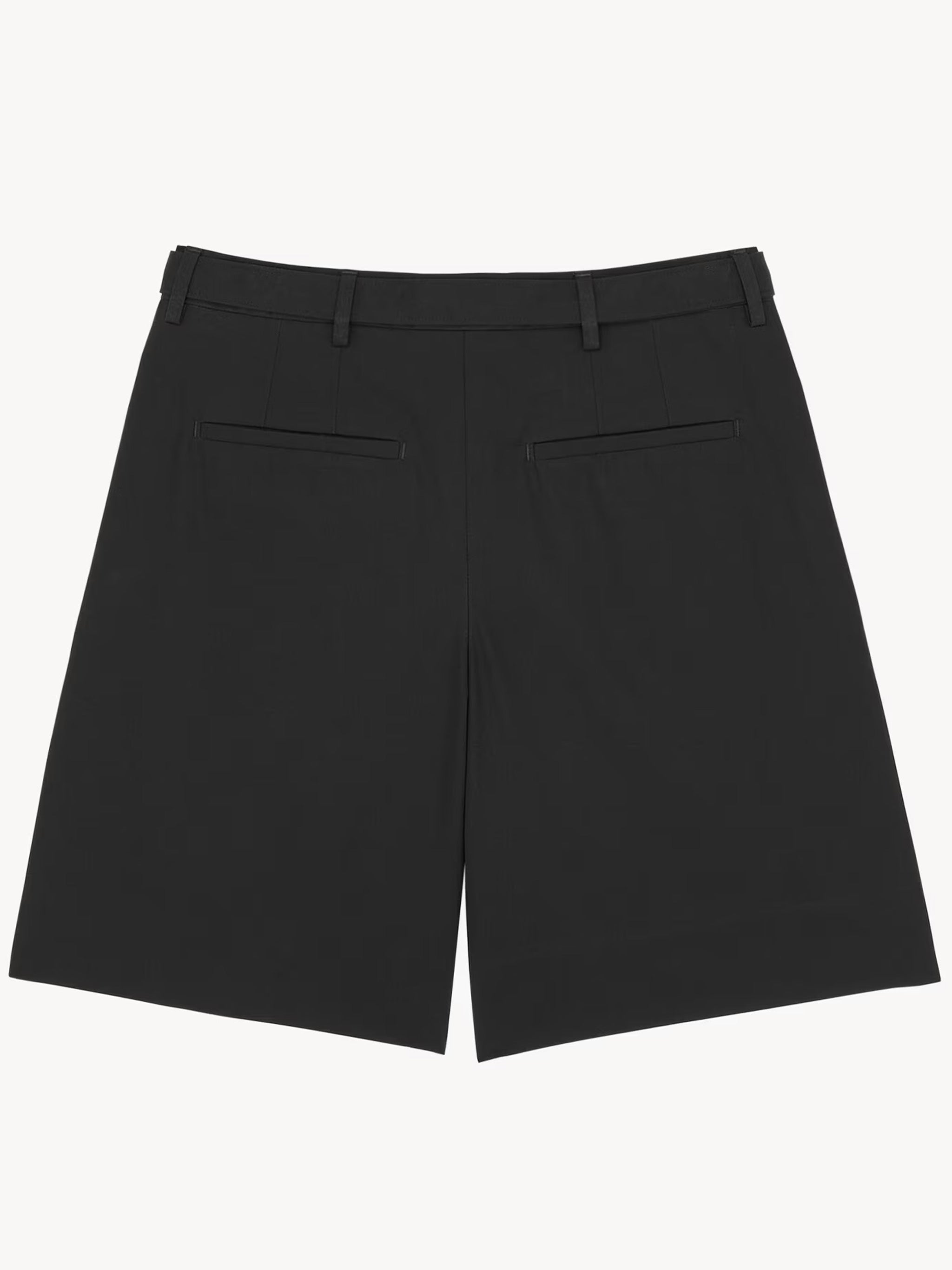 Black Short Con Cintura Shorts