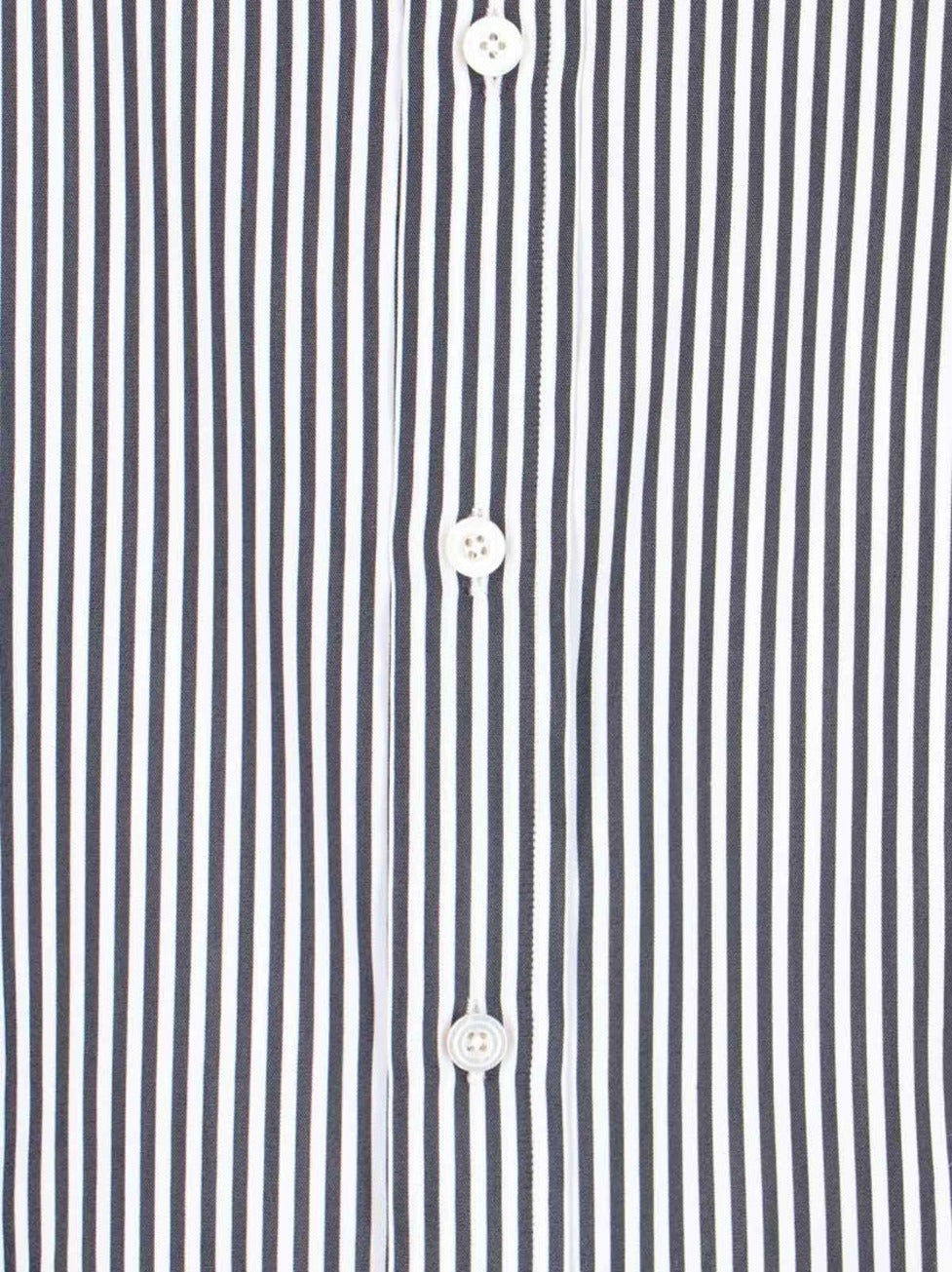 Slim Striped Shirt – White
