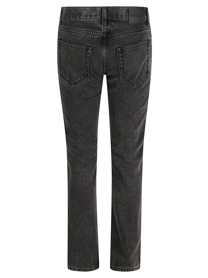 Classic Black Straight Leg Jeans