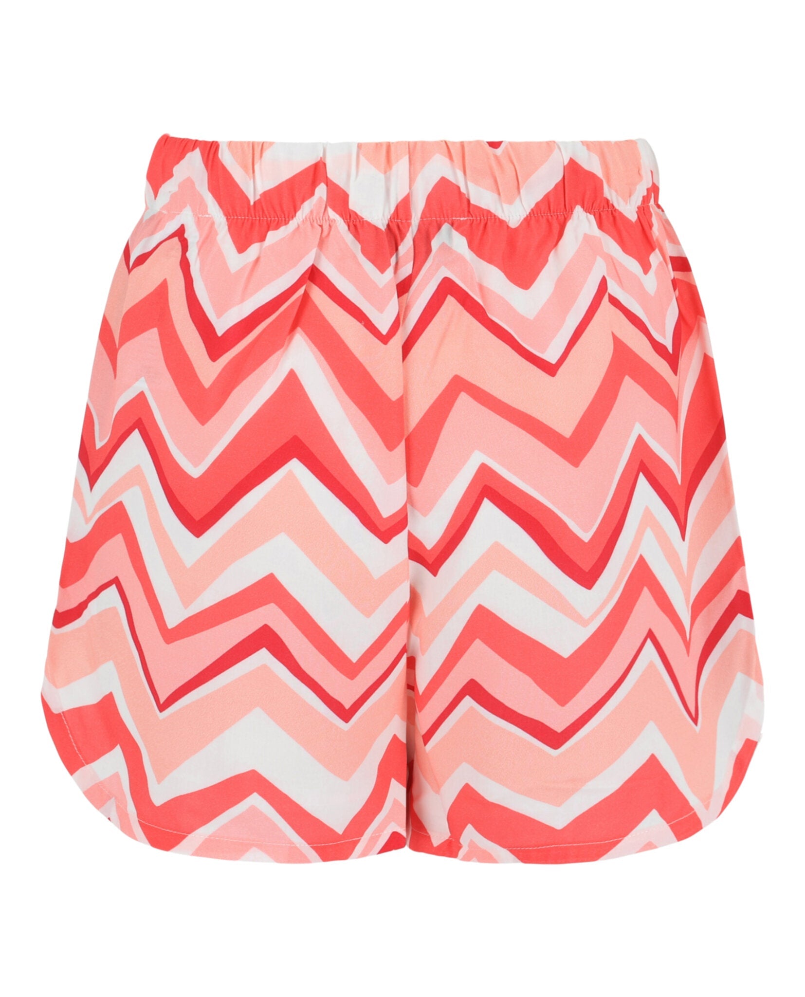 Striped Dolphin Hem Shorts