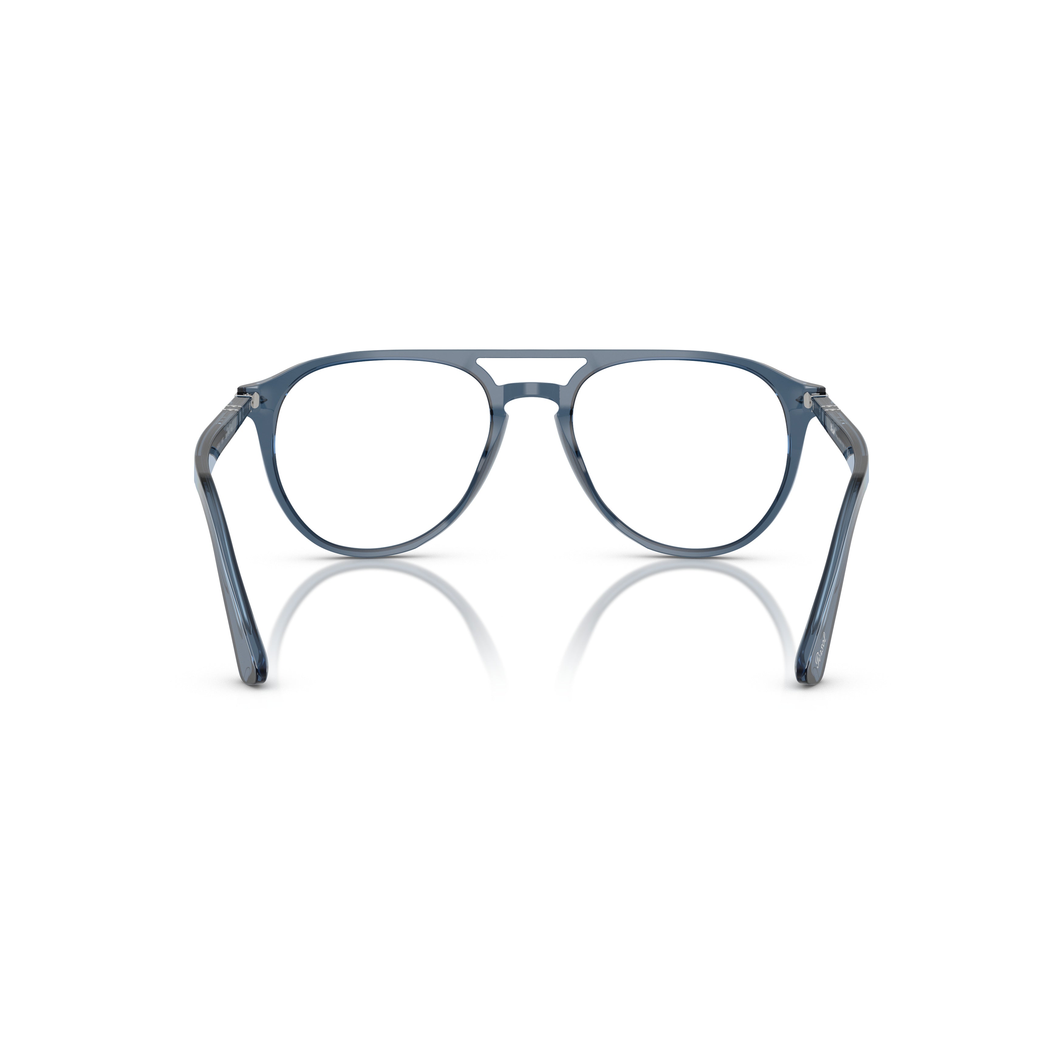 0po3160v Translucent Acetate Aviator Sunglasses with Double Bridge