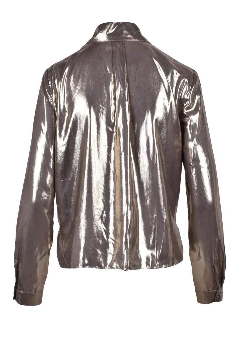 Lurex Shirt - Gold