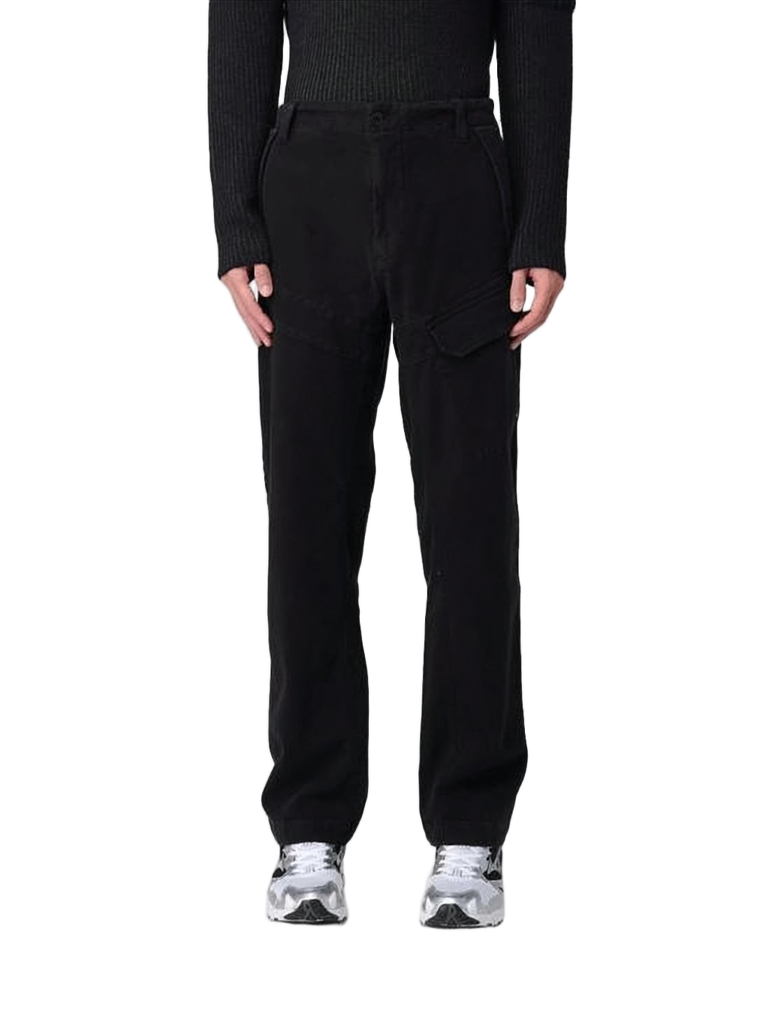 Relaxed Fit Moleskin Stretch Cargo Pants