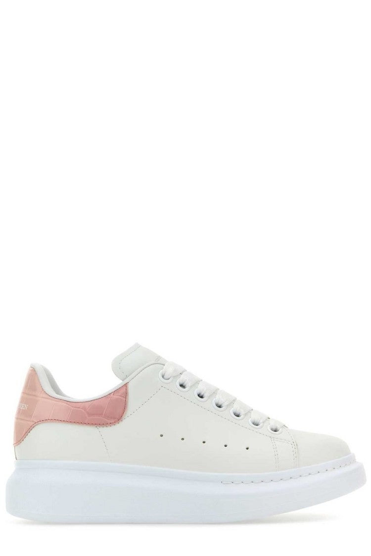 White Calf Leather Sneakers With Sole