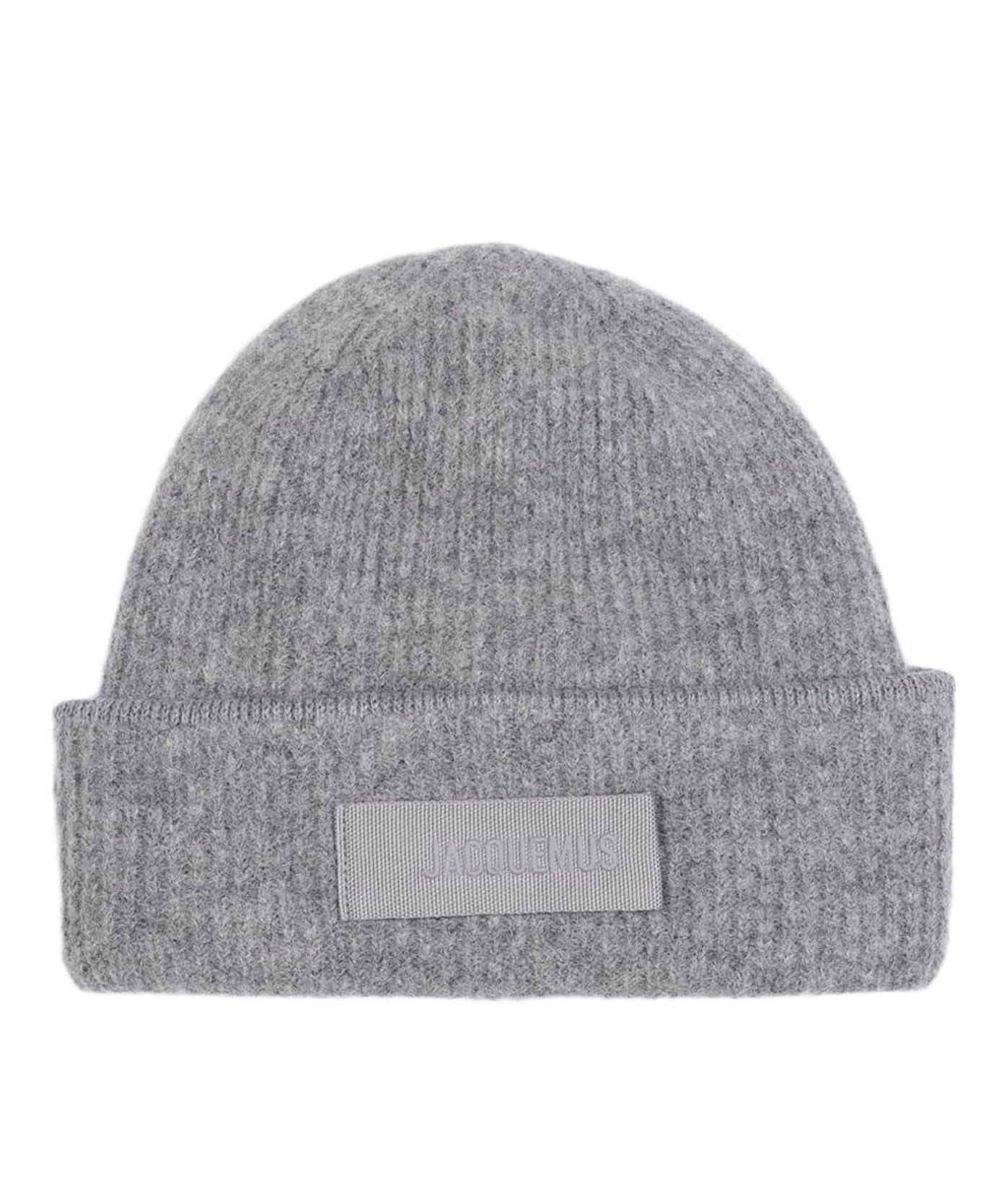 Textured Knit Beanie Hat with Folded Cuff