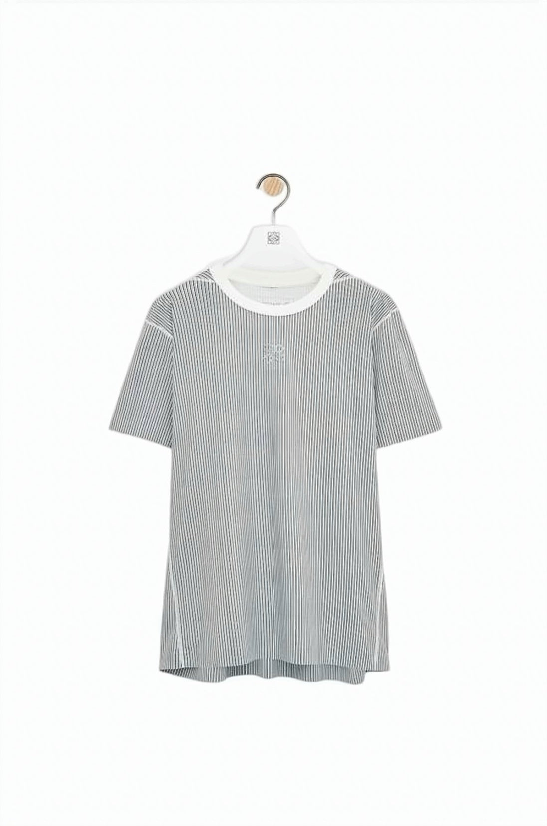 Vertical Stripe Pattern Short-Sleeved T-Shirt
