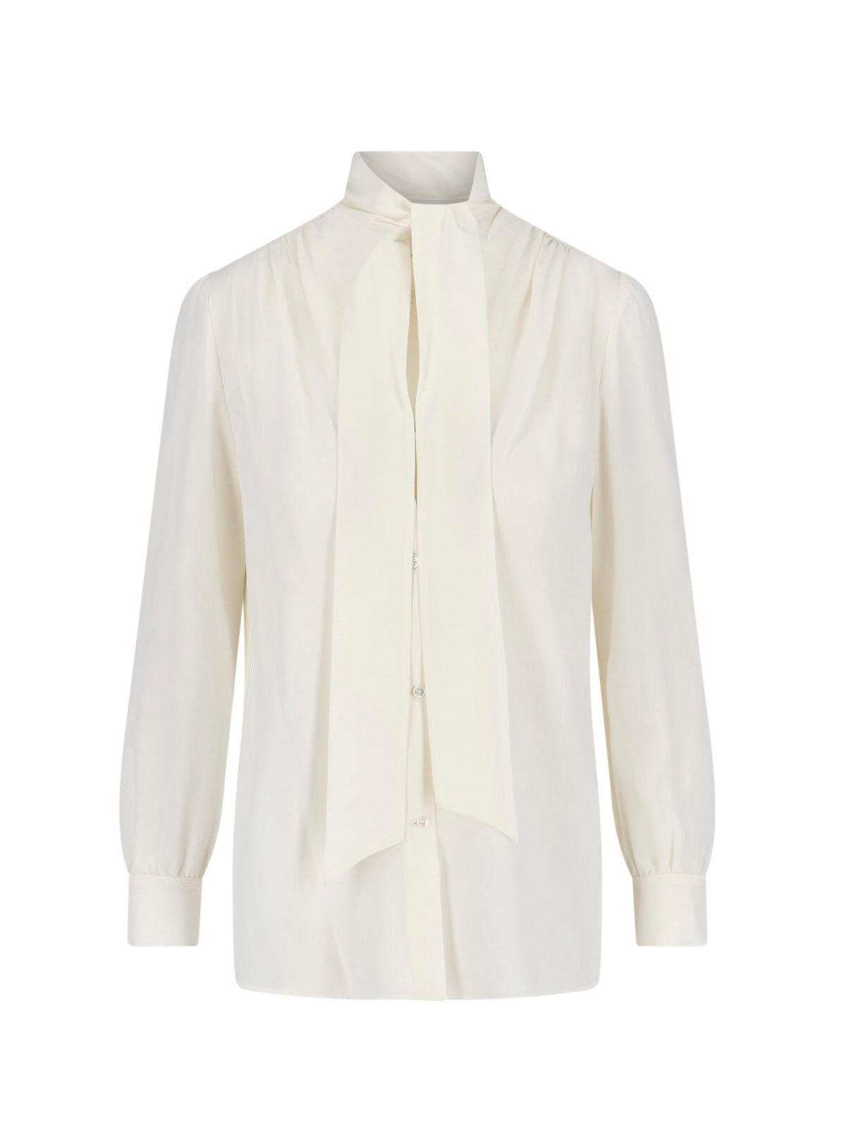 "Colt" Silk Shirt – White