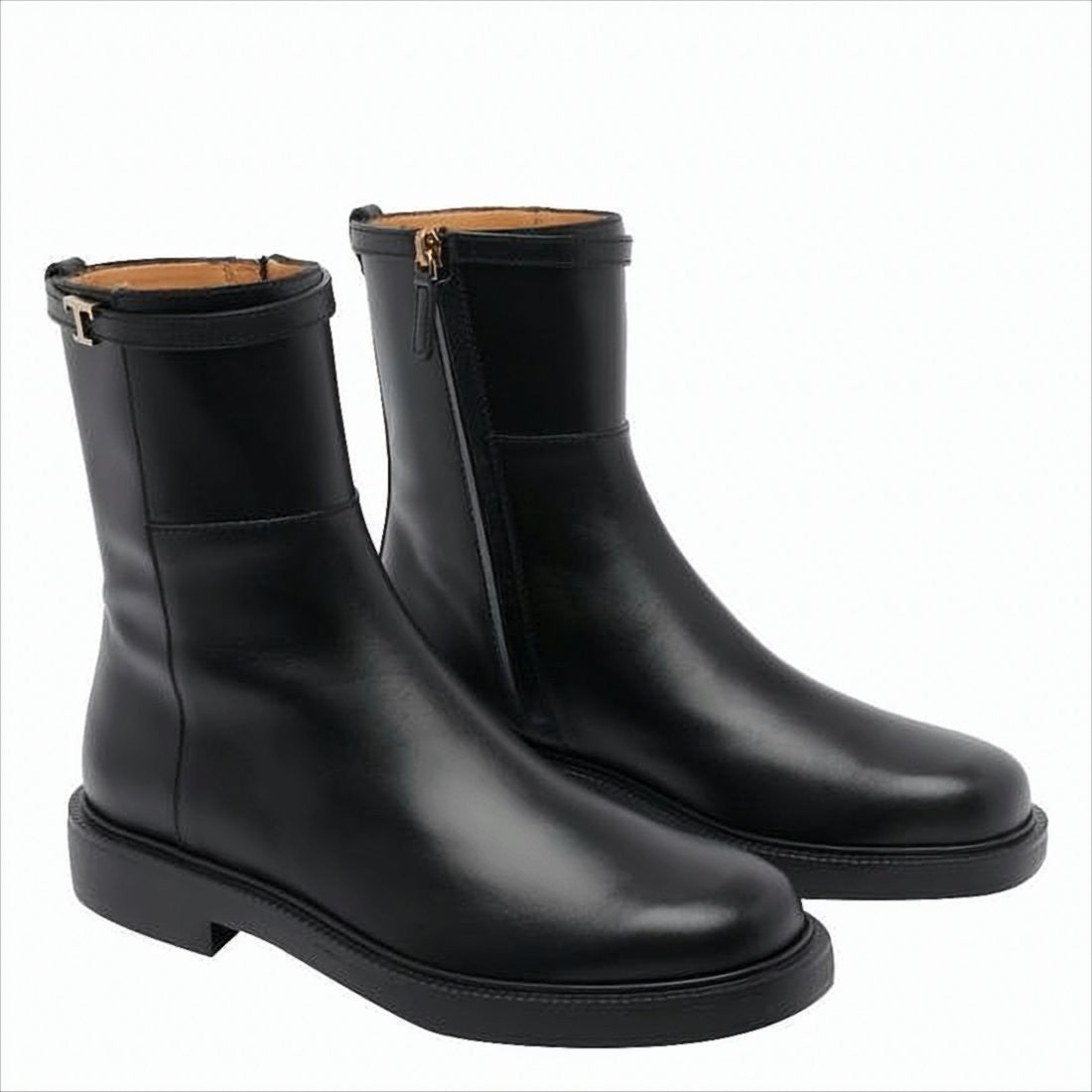 Ankle Boots in Smooth Calf Leather