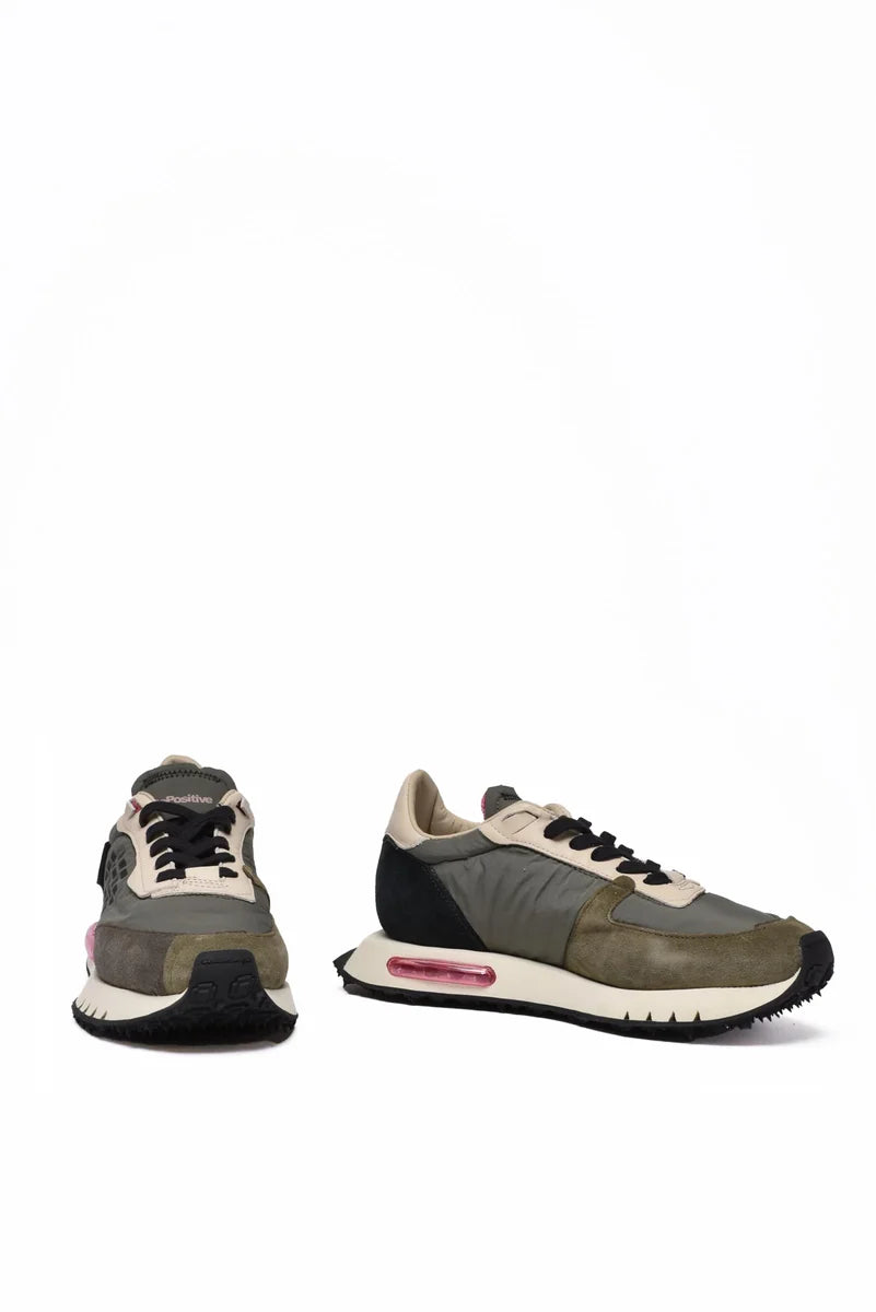 Space Race Sneakers - Military Green