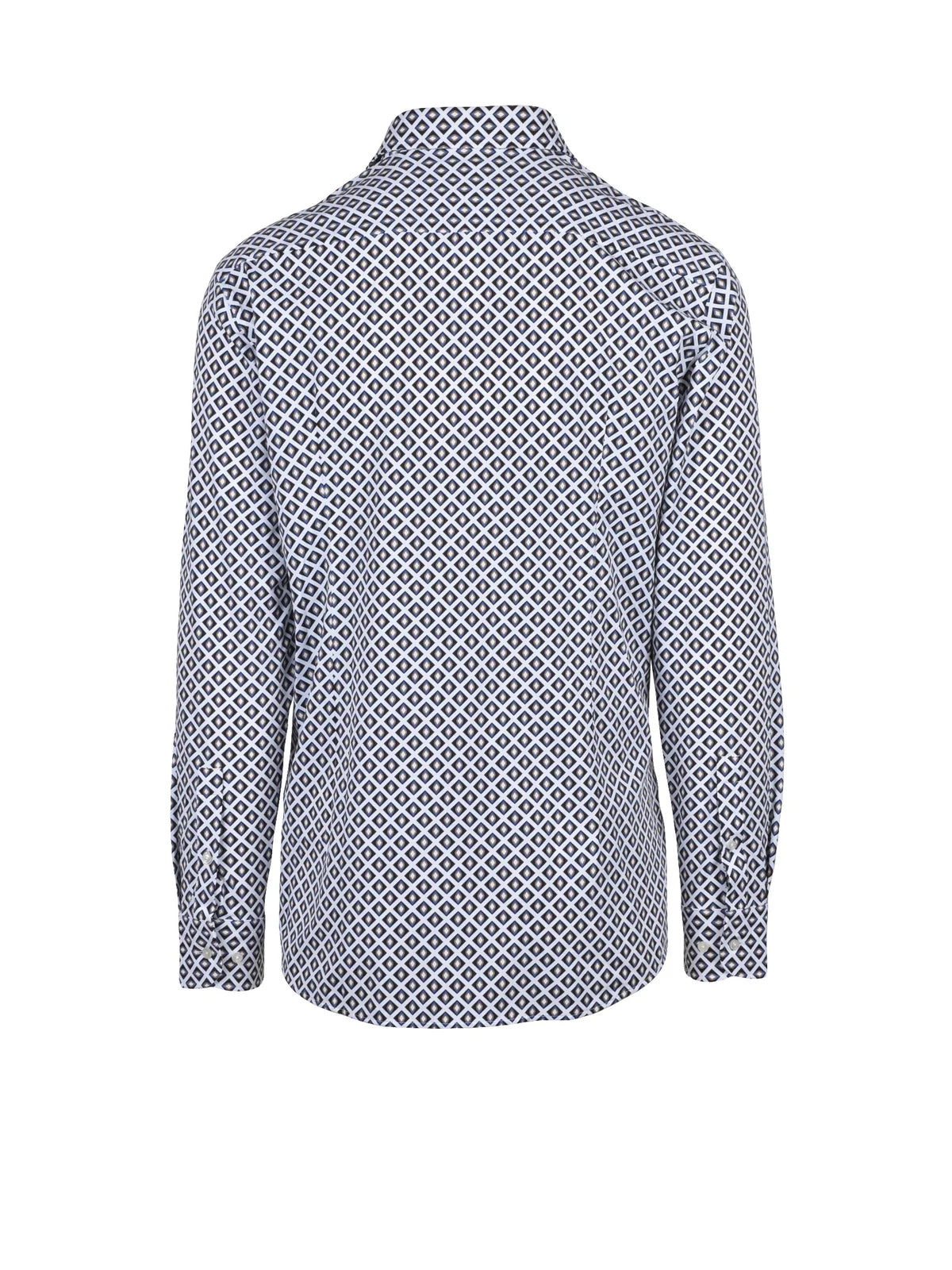 Stretch Shirt - White/Blue