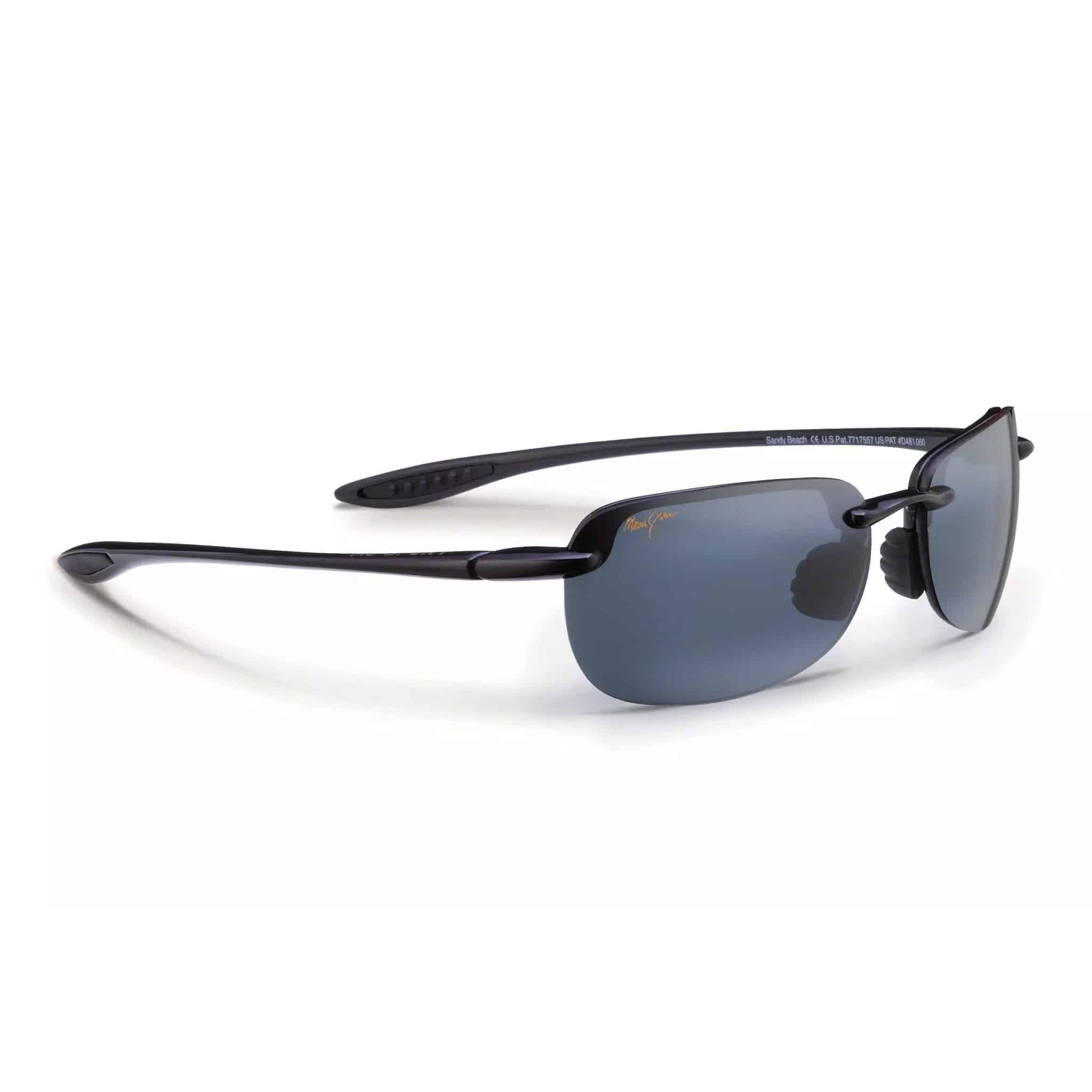 Sandy Beach Rimless Sunglasses with Rectangular Lenses