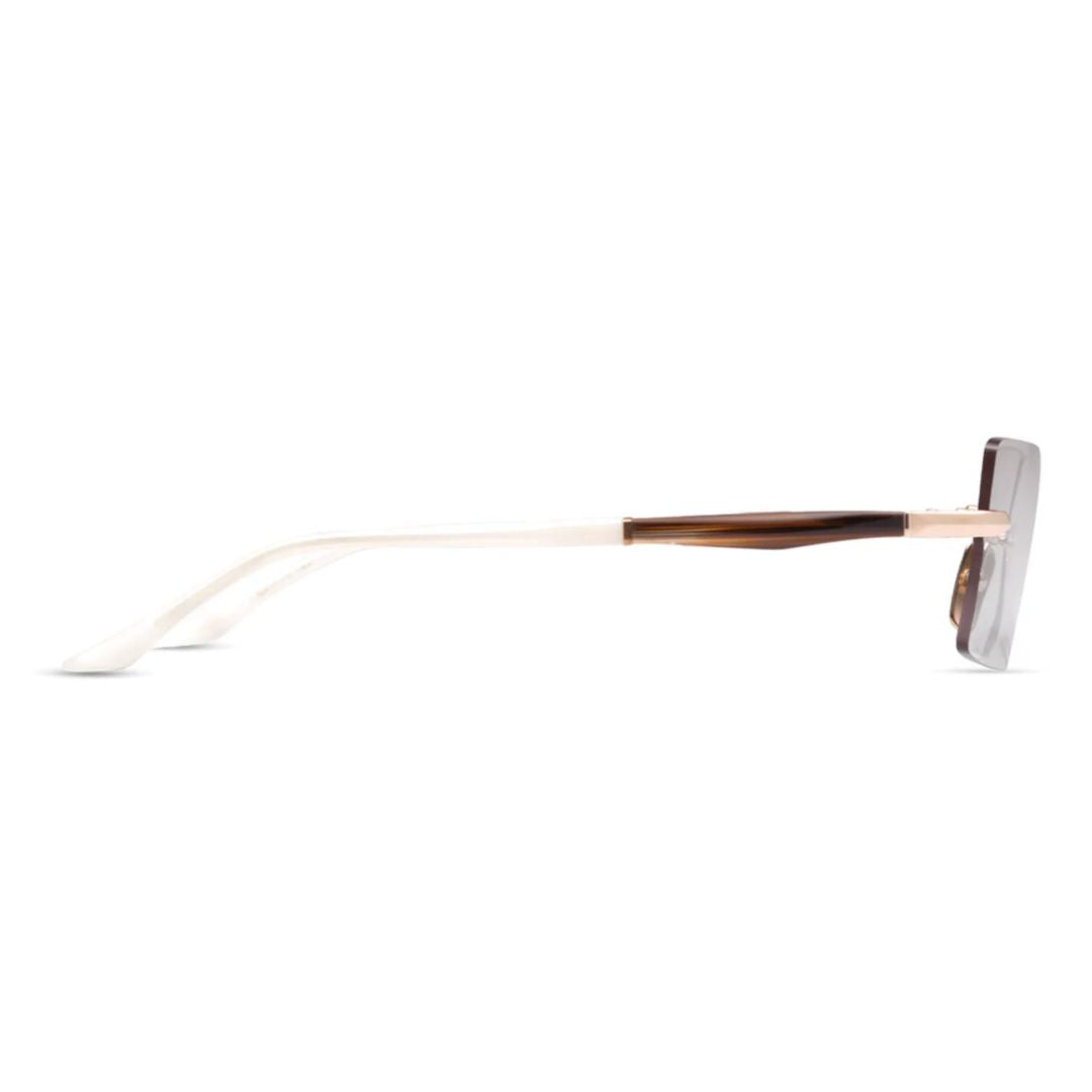 Eymori Rimless Rectangular Sunglasses with Gradient Tint