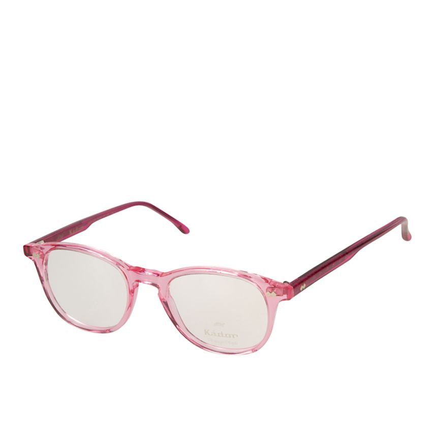 Pepper Translucent Pink Rounded Rectangular Eyeglasses